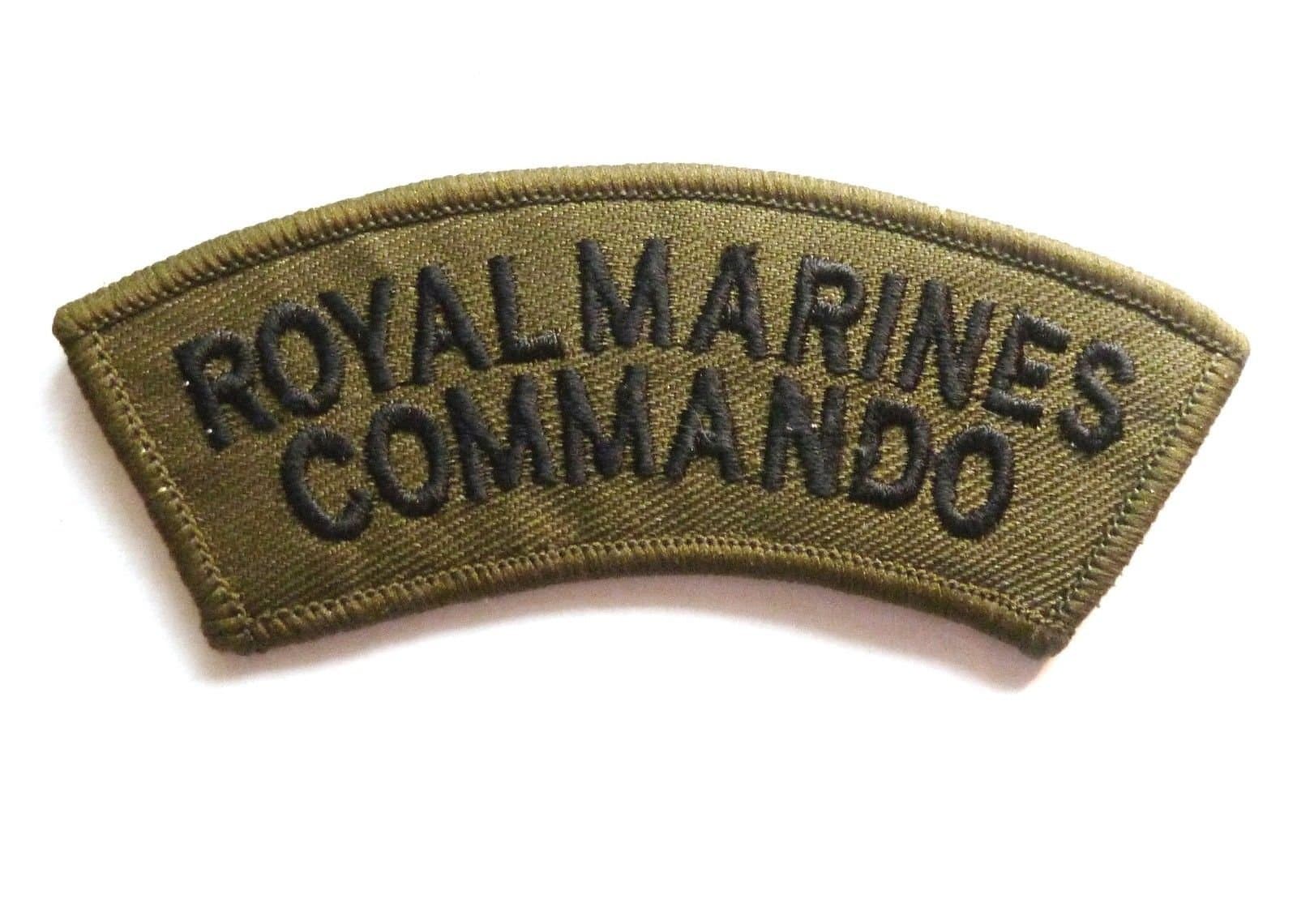 BRITISH ROYAL MARINES COMMANDO PATCH sew on cloth badge elite forces soldier kit