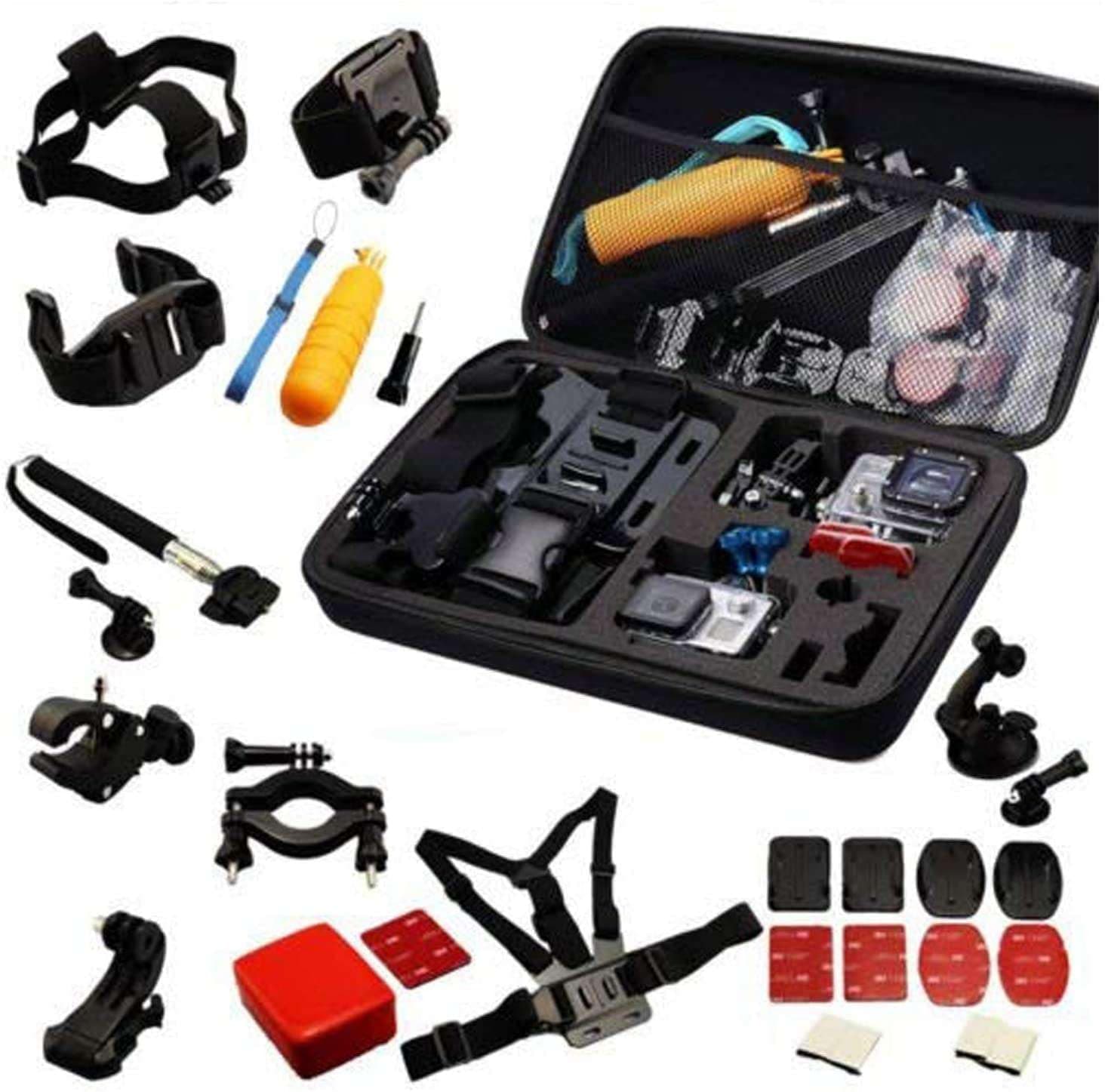 Navitech30-in-1 Action Camera Accessories Combo Kit with EVA Case - Compatible with Comius Sharp 4K Action Camera