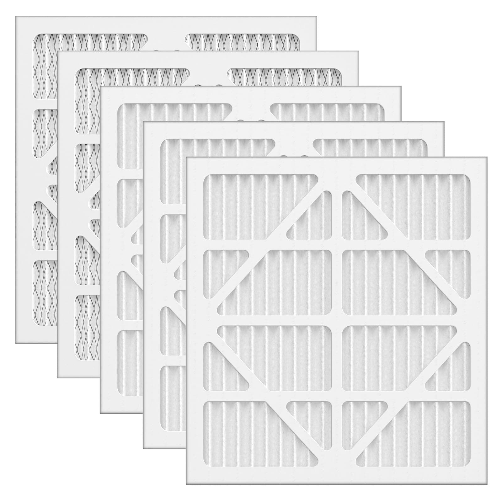 5 Pack MERV-10 Filter Replacement, Compatible with AlorAir CleanShield HEPA 550 and Abestorm HEPA 550 Air Scrubber Only – Not for Other 550 Models, Filter Size 14.8"L x 13.7"W x 0.8"H