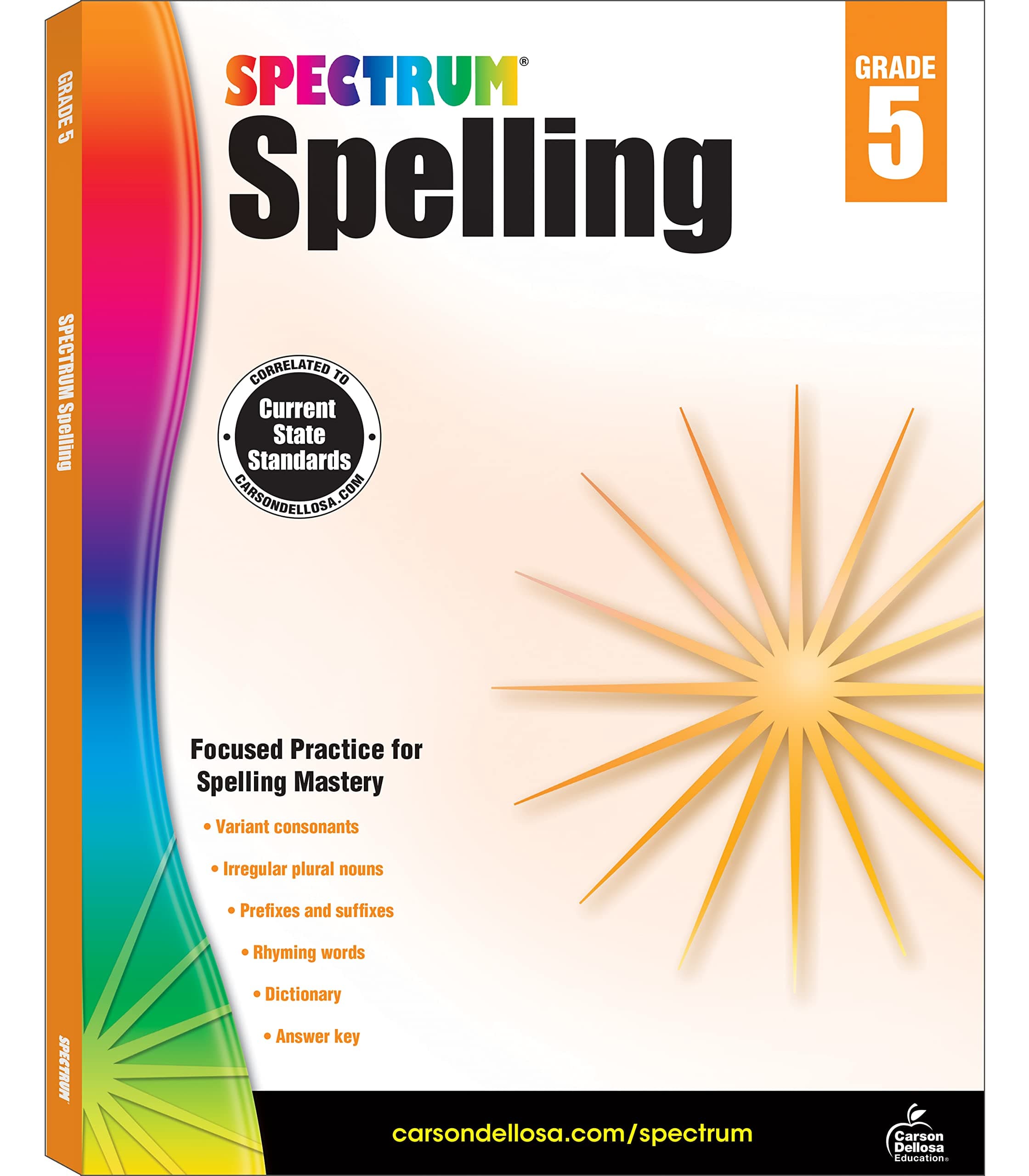Spectrum Spelling Workbook - Grade 5