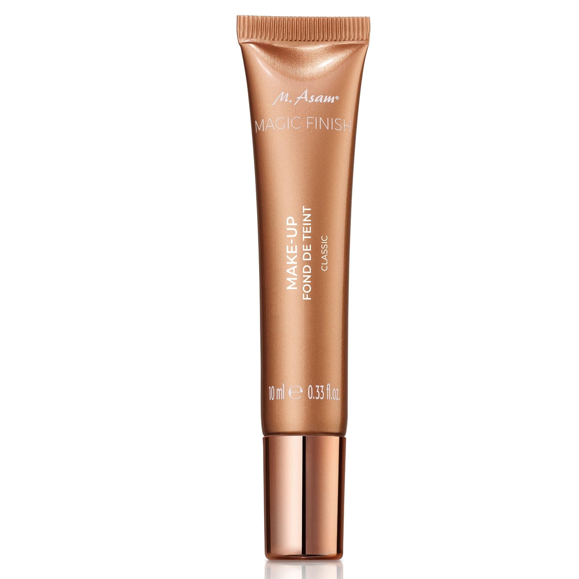 M. Asam Magic Finish Make-Up Mousse Sample (Tube 10 Ml) - 4-In-1 Primer, Make-Up, Powder & Concealer, Natural Light Foundation For All Skin Types, Vegan