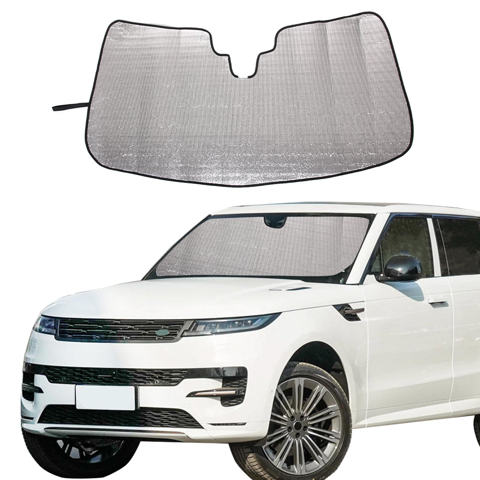 Windshield Sunshade Compatible with Range Rover Sport 2023-2025+, Front Windshield Sunshade Foldable Reflective Sunshade for UV and Sun Auto Interior Accessories (Style A)