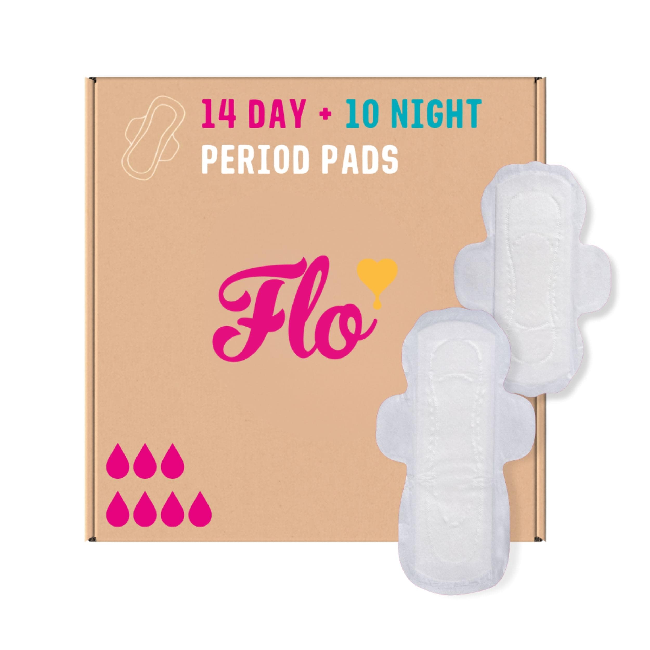 FLO Bamboo Mega Combo Pad Pack (14 Day, 10 Night)