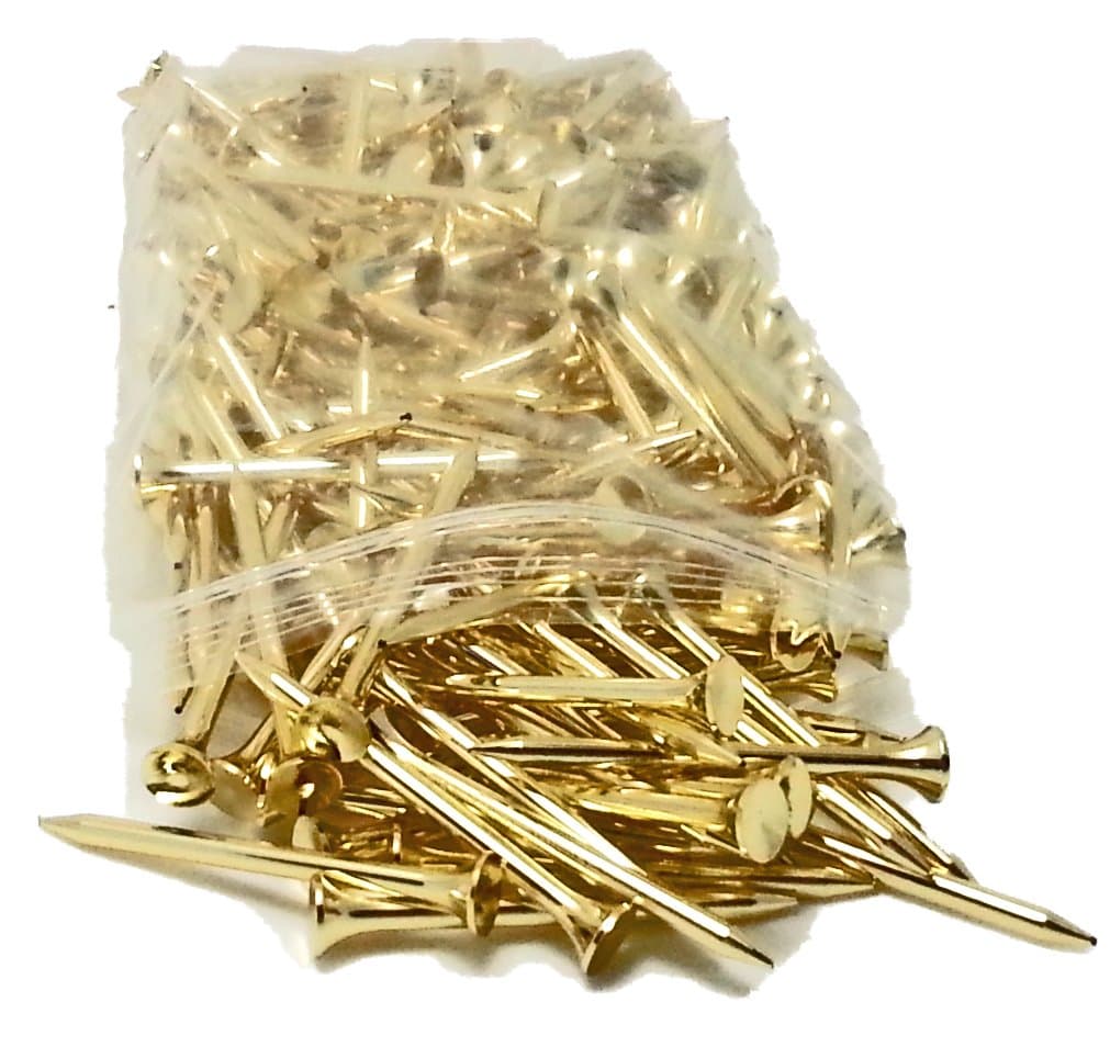 PROTEE Golf Tees (200-Pack), Gold Shiny