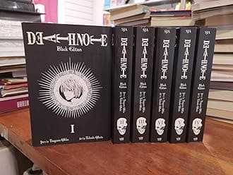 Death Note Black Edition Volumen 1-6 Colección 6 Libros Set Manga Tsugumi Ohba
