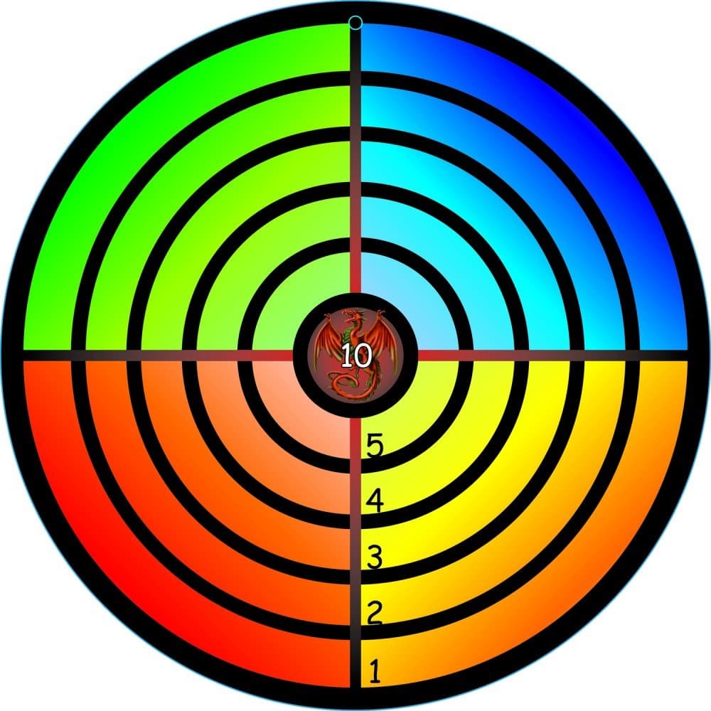 Holzspielerei73530-2 – Target, Multi-Coloured