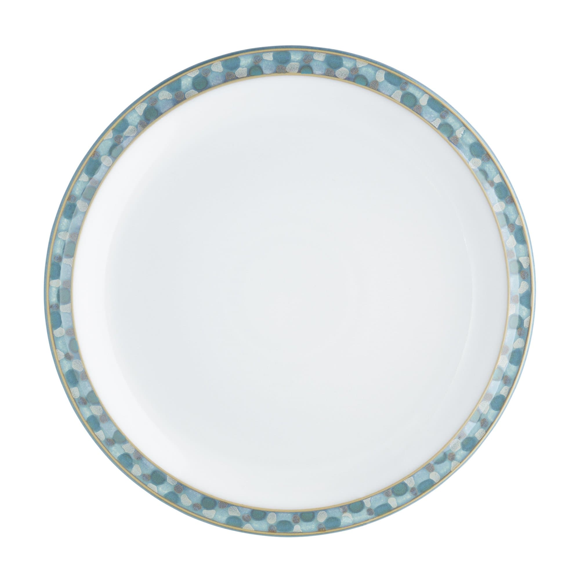 Denby Azure Shell Dinner Plate, Set of 4