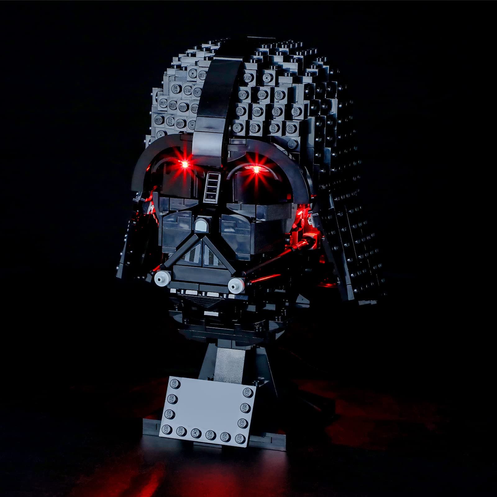 Briksmax Led Lighting Kit For Lego Star Wars Darth Vader Helmet - Compatible With 75304 Building Blocks Model- Not Include The Set
