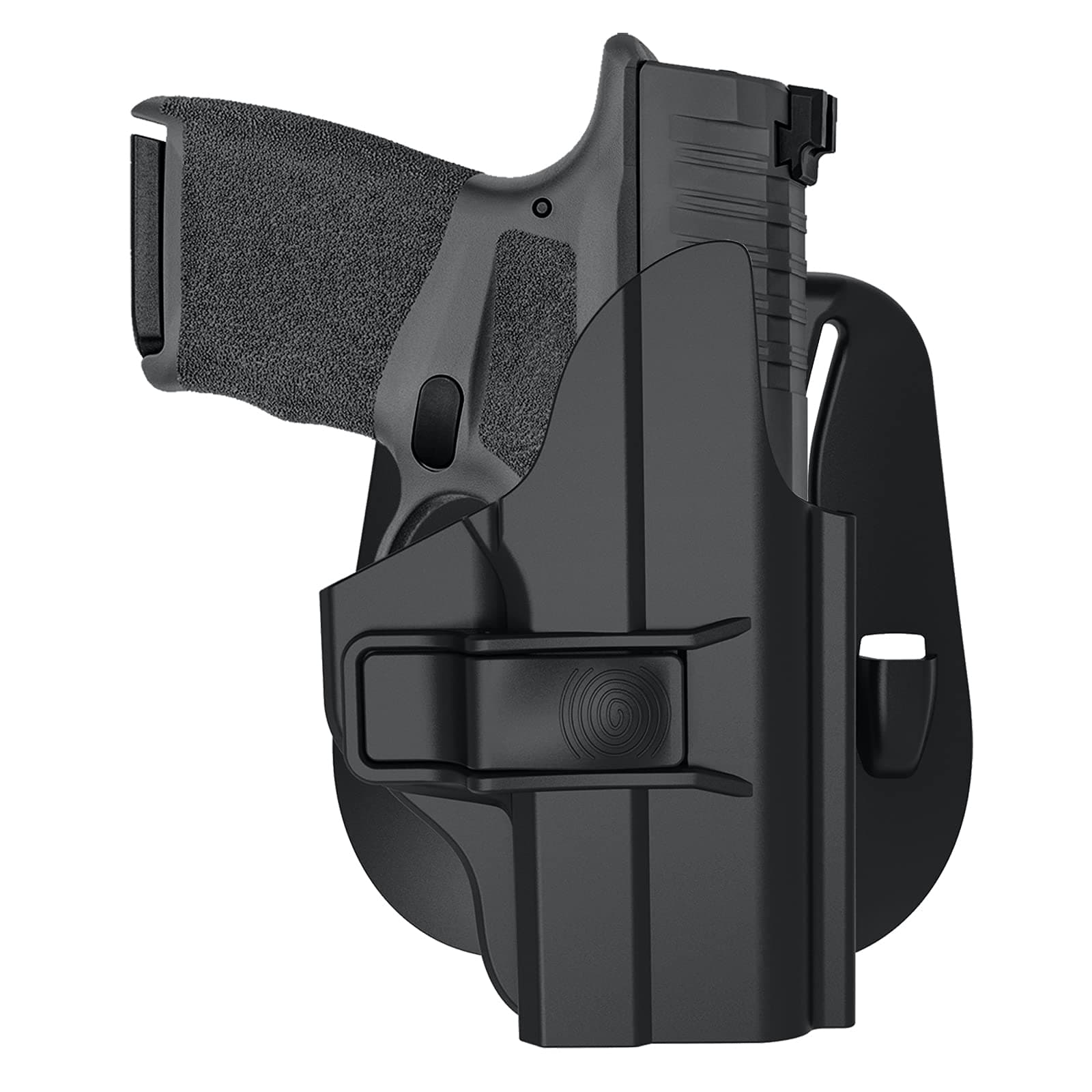 - Hellcat Holster for Springfield Hellcat 9mm, OWB Paddle Holster, Outside Waistband, Adjustable Cant, Quick Release - Right Handed