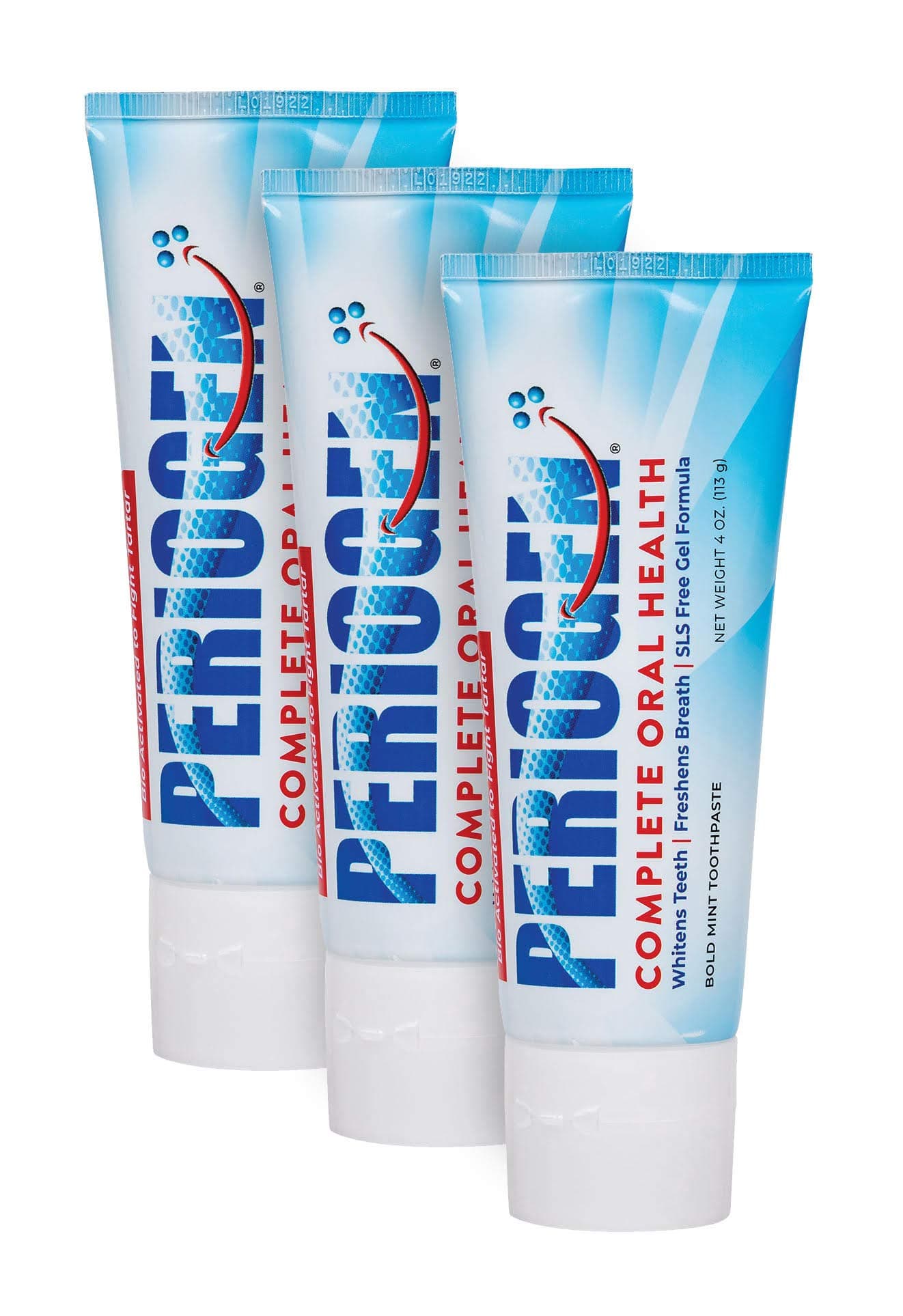 Toothpaste - SLS Free - Plaque & Tartar Control Formula 3-Pack