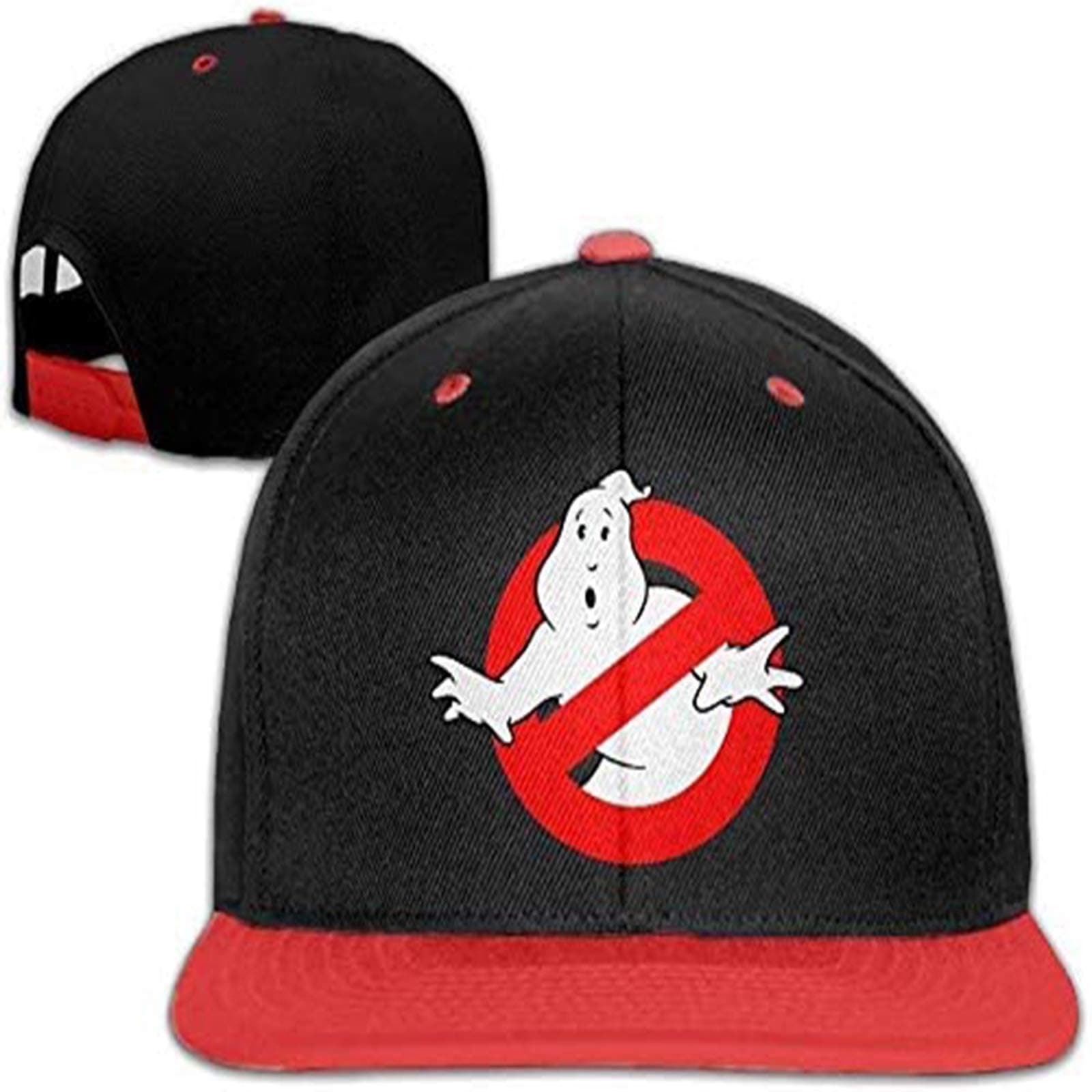 Ghost Busters Logo Hip Hop Bucket Hat Plain Snapback Cap Red