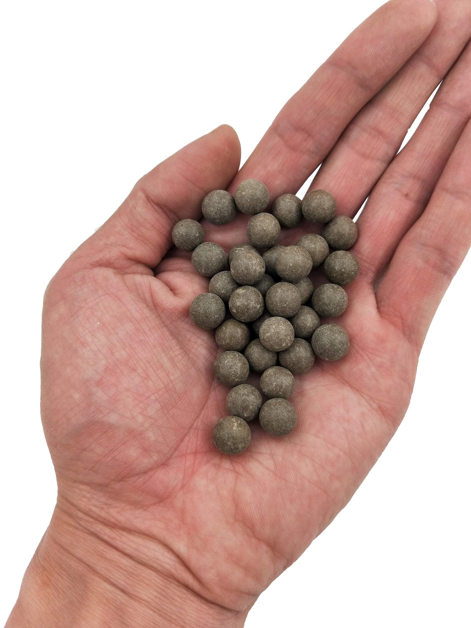 Slingshots Ammo Solid Clay Mud Balls Professional Clay Ammo 7/20"(9mm) Hard Clay Ball,Environmentally Friendly