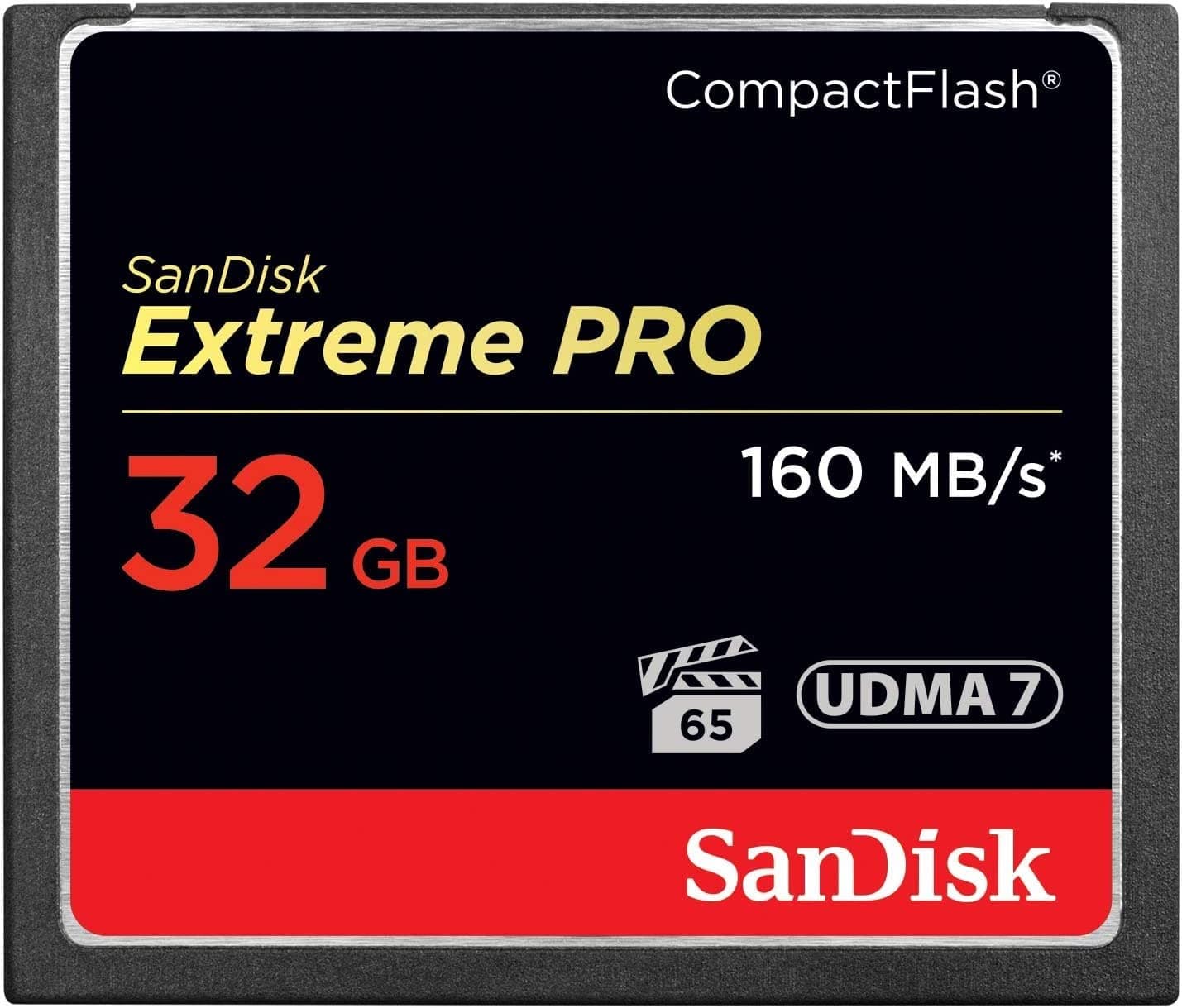 32GB Extreme PRO CompactFlash Memory Card UDMA 7 Speed Up To 160MB/s - SDCFXPS-032G-X46