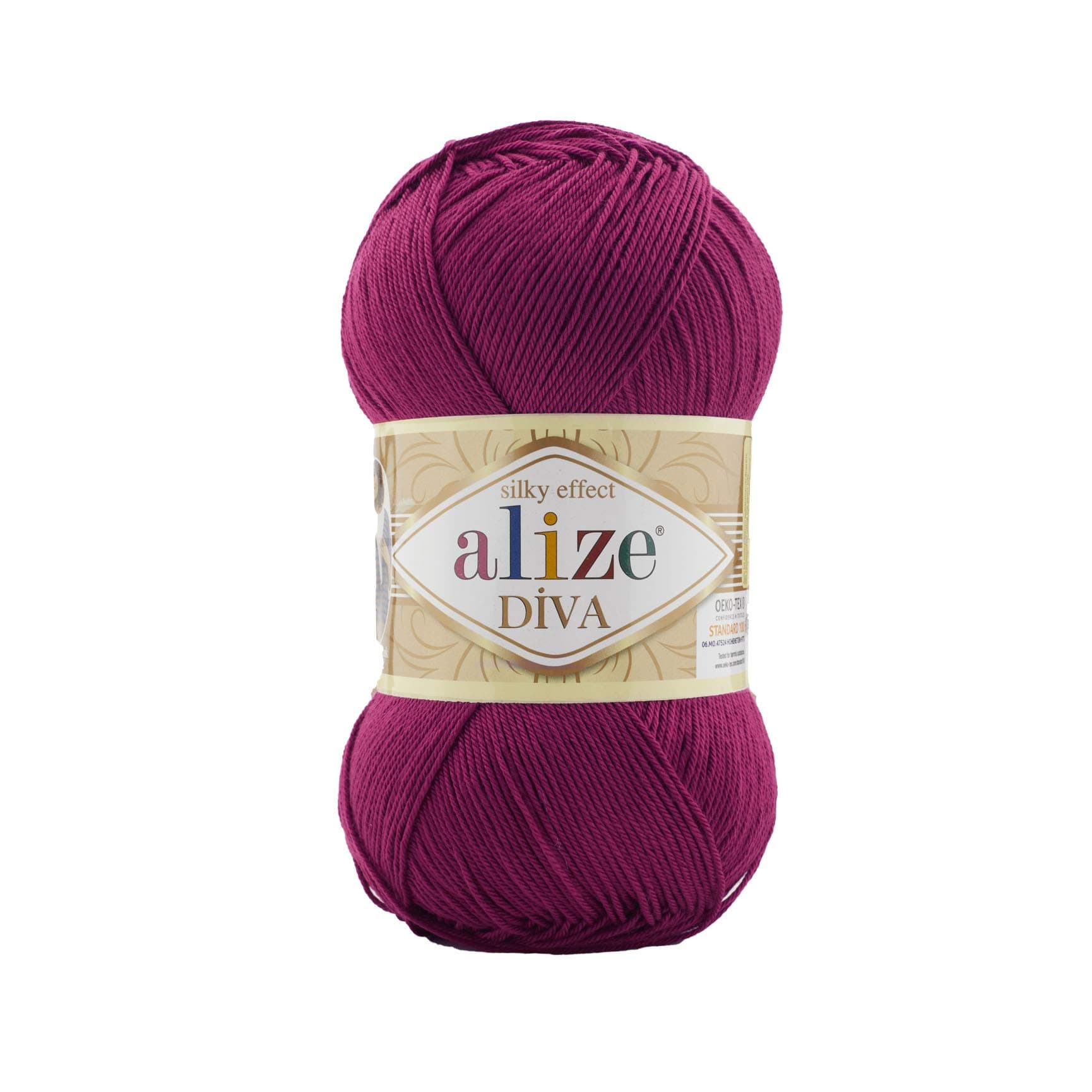 Diva Silky Effect Hand Knitting Yarn 1PC (Color Pasque Flower no. 326)