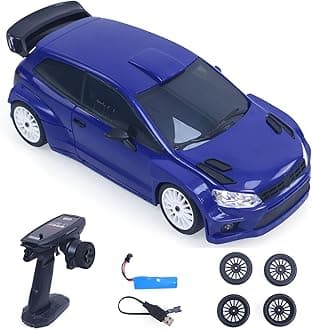 LDRC 1:28 4x4 4WD Plastic RC Off-Road Vehicles Drift Car Model LD2801 RTR Remote Control High Speed Race Car Hobby Model for Collection Boys Gift Ages 14+(Blue)