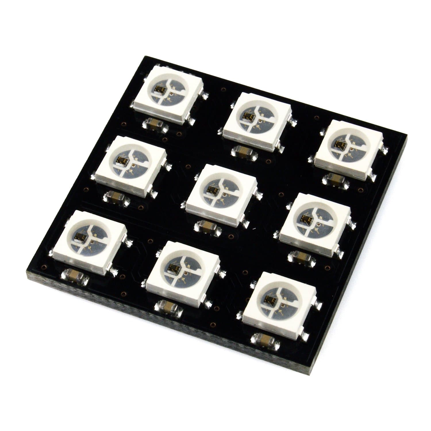 Rainbow Biscuit for ARM Cortex MCUs (Drone) / Arduino/uC with Logic Level Converter - 3x3 Matrix WS2812B (WS2811, NeoPixel Compatible) Addressable RGB LED