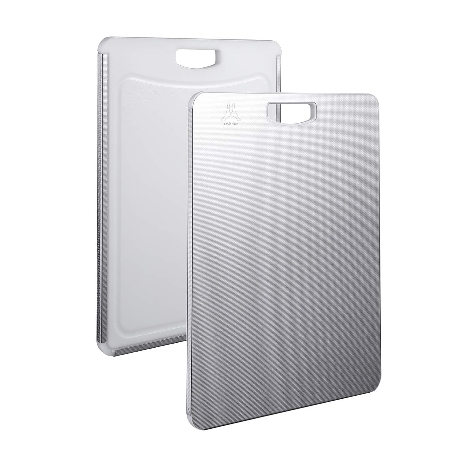 Stainless Steel and Plastic Composite Cutting Board Multipurpose Cutting Board,304 Food Grade Material, Large Size 17.7"X13.7"