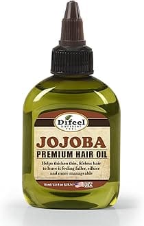 Difeel Premium Natural Hair Oil - Jojoba Oil 2.5 ounce