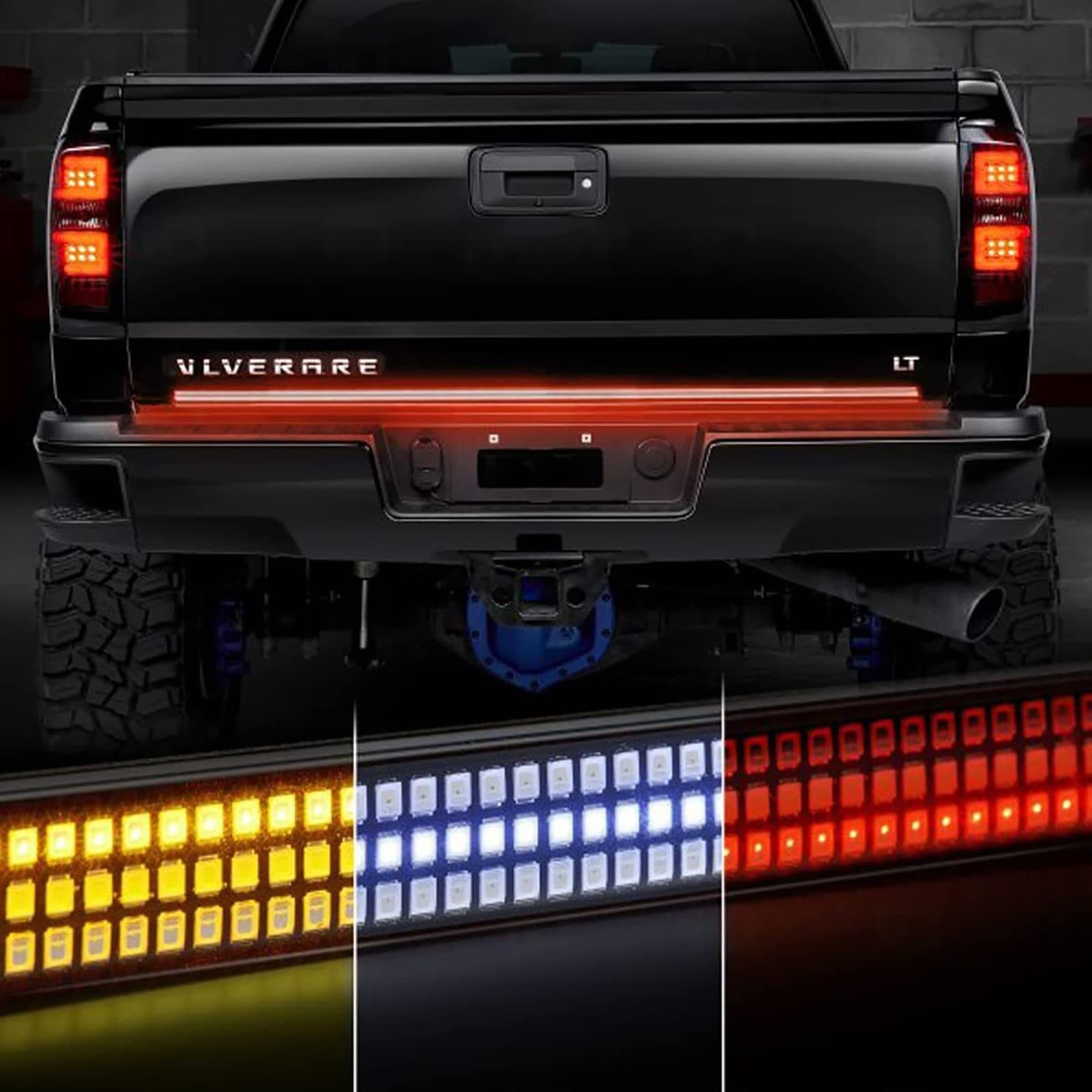 60 Inch LED Tailgate Light Bar with Reverse & Sequential Turn Signals for Truck