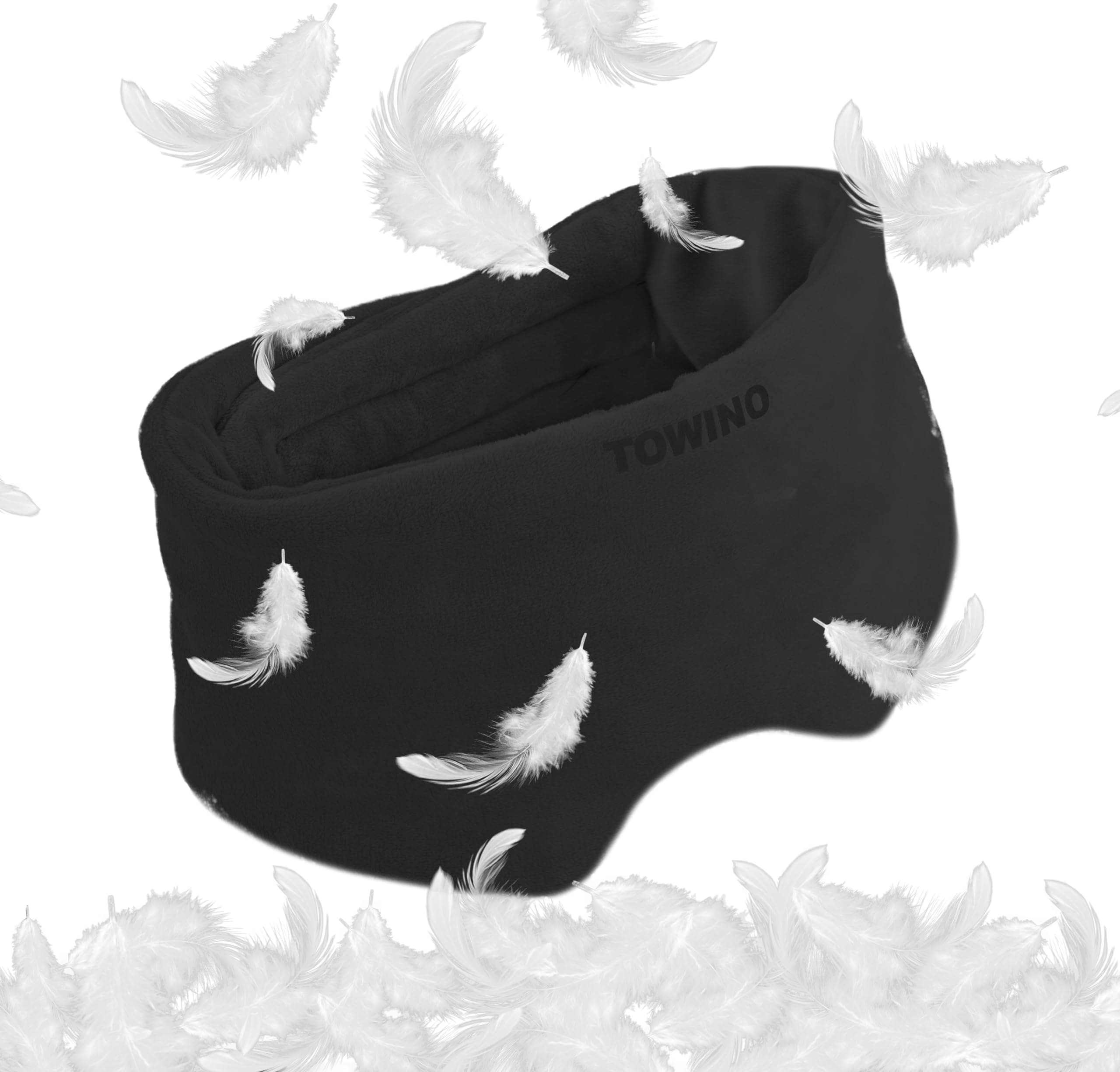 Eye Mask for Sleeping With Adjustable Super Soft Sleeping Mask Blind Fold for Comfortable Sleep Travelling Sleep mask For women and man Sleeping Eye Mask BlindFolds for Sleeping Mask (Black)