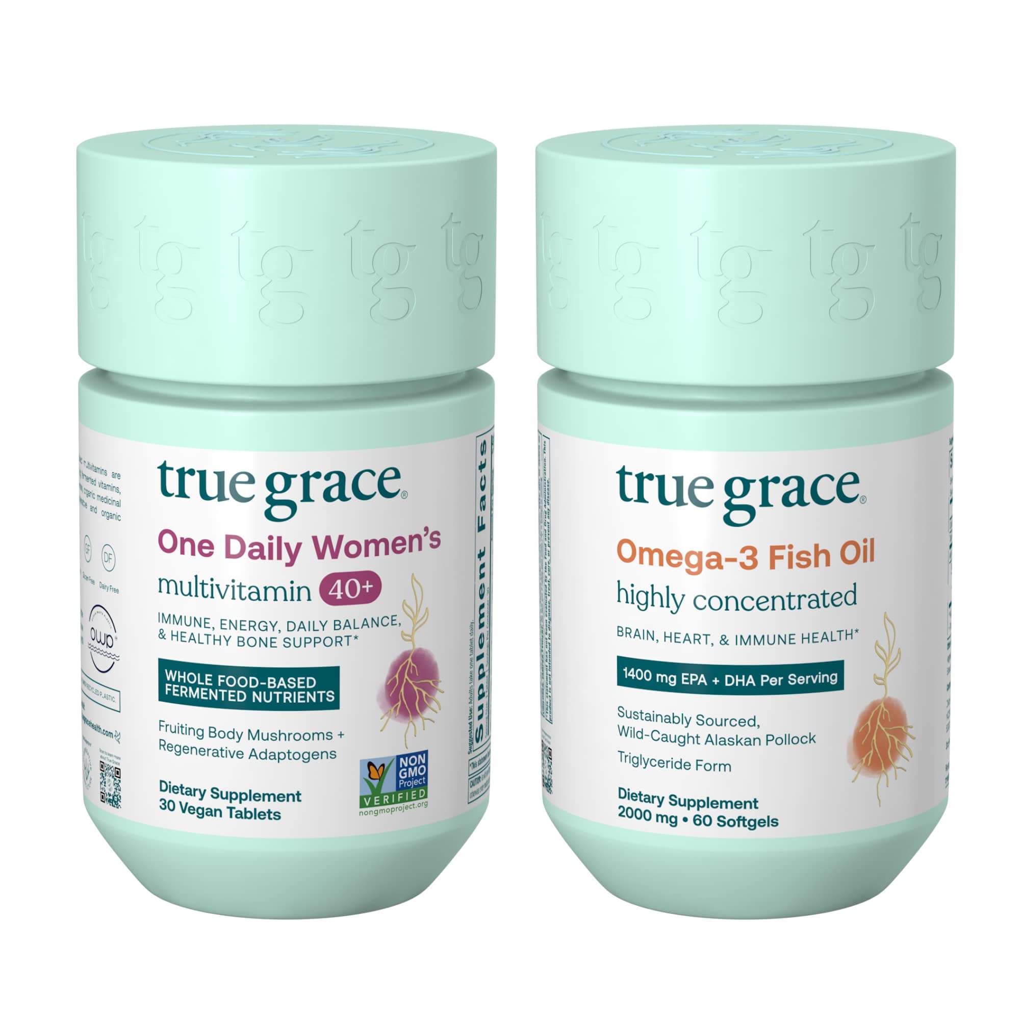 30 Day Women's 40+ Multi + Fish Oil Bundle