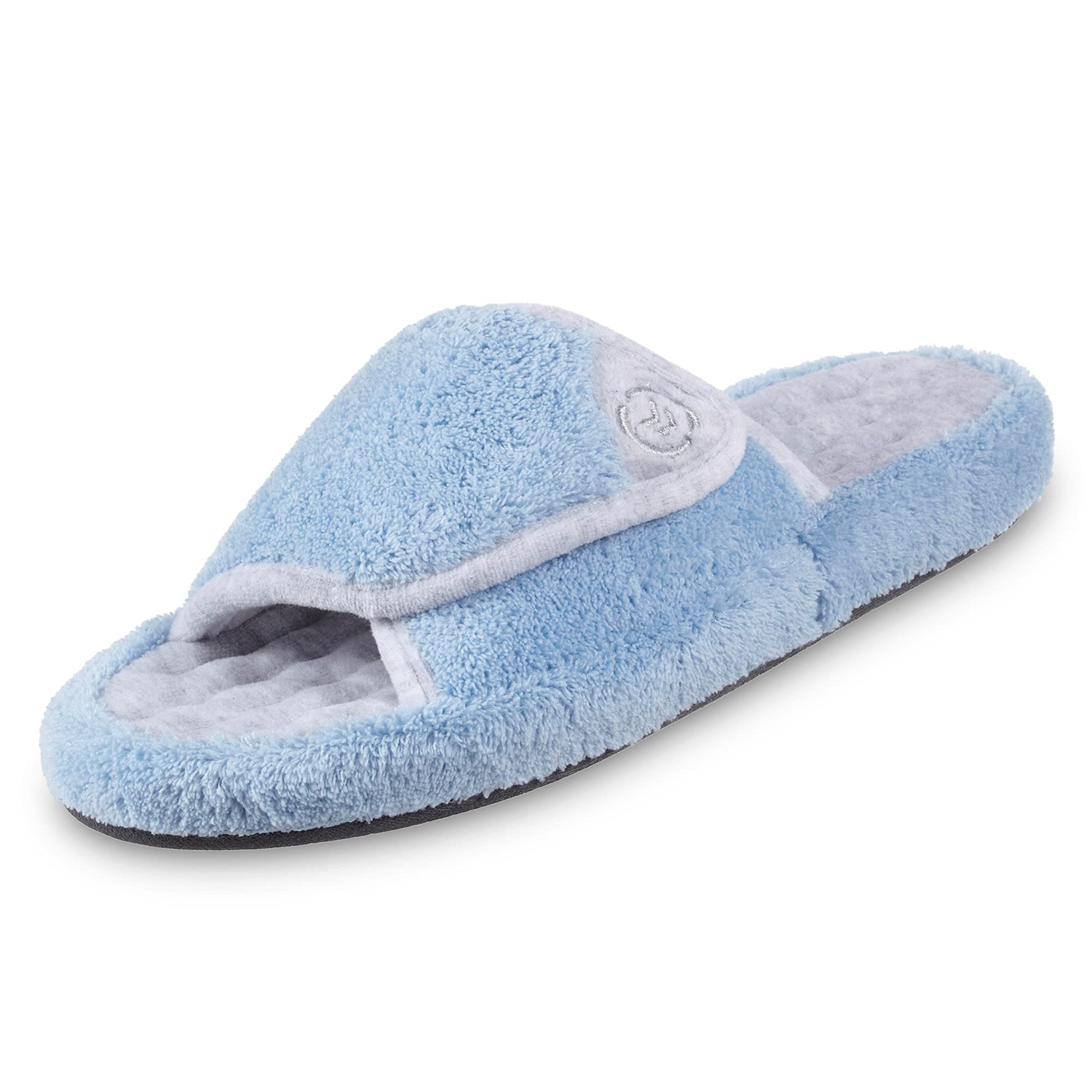 isotoner Women's Microterry Pillowstep Spa Slide