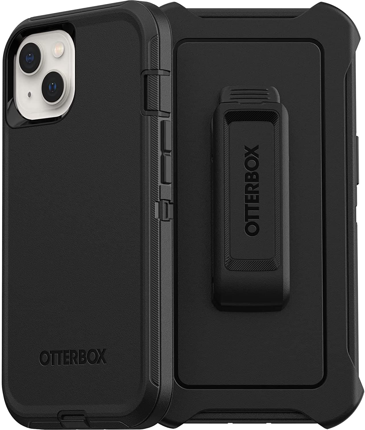 OtterBox Polycarbonate DEFENDER SERIES SCREEN-LESS EDITION Case for iPhone 13 (ONLY) - BLACK