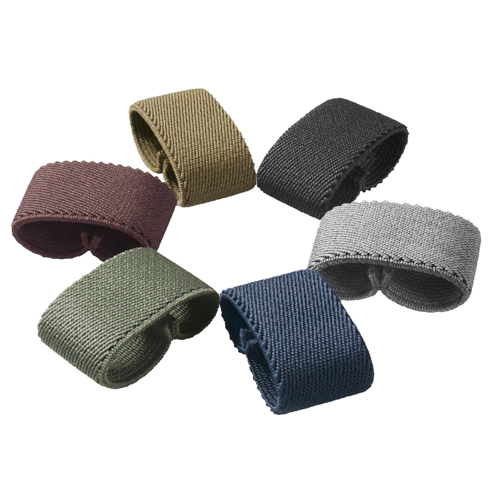 JUKMOElastic Nylon Tactical Belt Loop Keeper for 1.5 Inch Wide Canvas Belt Backpack Straps Holder