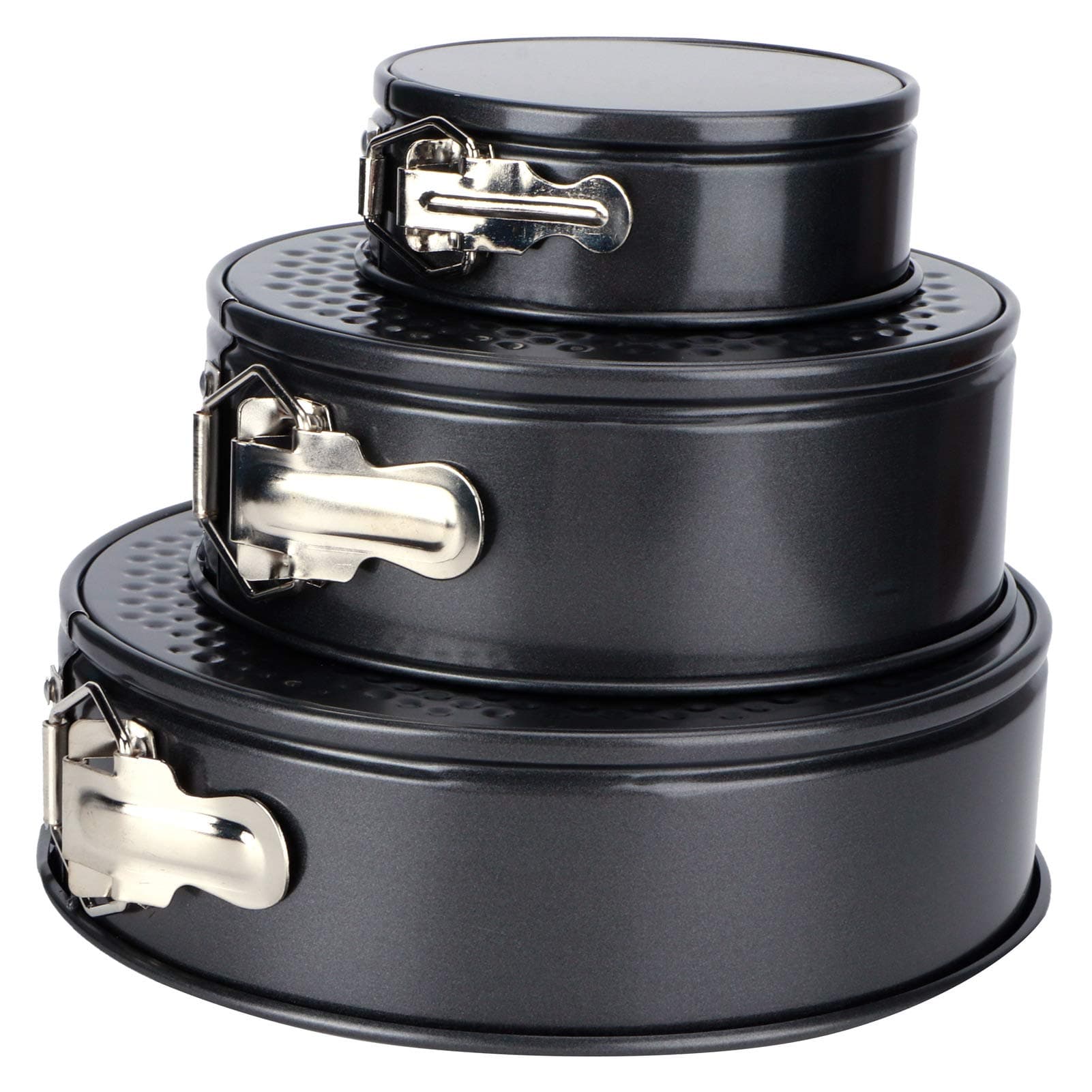 Springform Pan (5"/7"/9") Set,Non-stick Leakproof Round Cake Pan Bakeware Baking Pans Cheesecake Pan 3 Pack