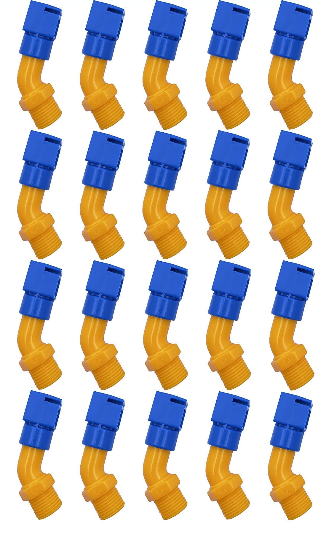 Solar Panel Cleaning Sprinkler L Type Shower PVC (Set of 20 pcs) (Standard Size) Short