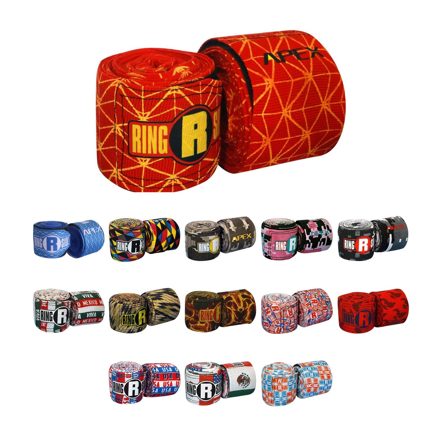 Ringside Apex Boxing Training Hand Wraps (Pair)