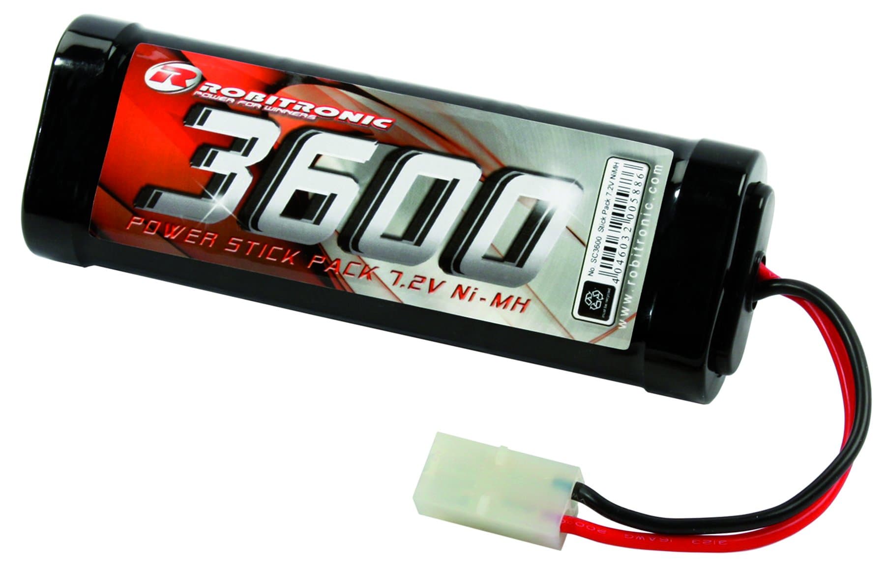 Robitronic SC3600 Remote Control Models and Accessories – Stick Pack Nimh 7.2 V 3600 mAh