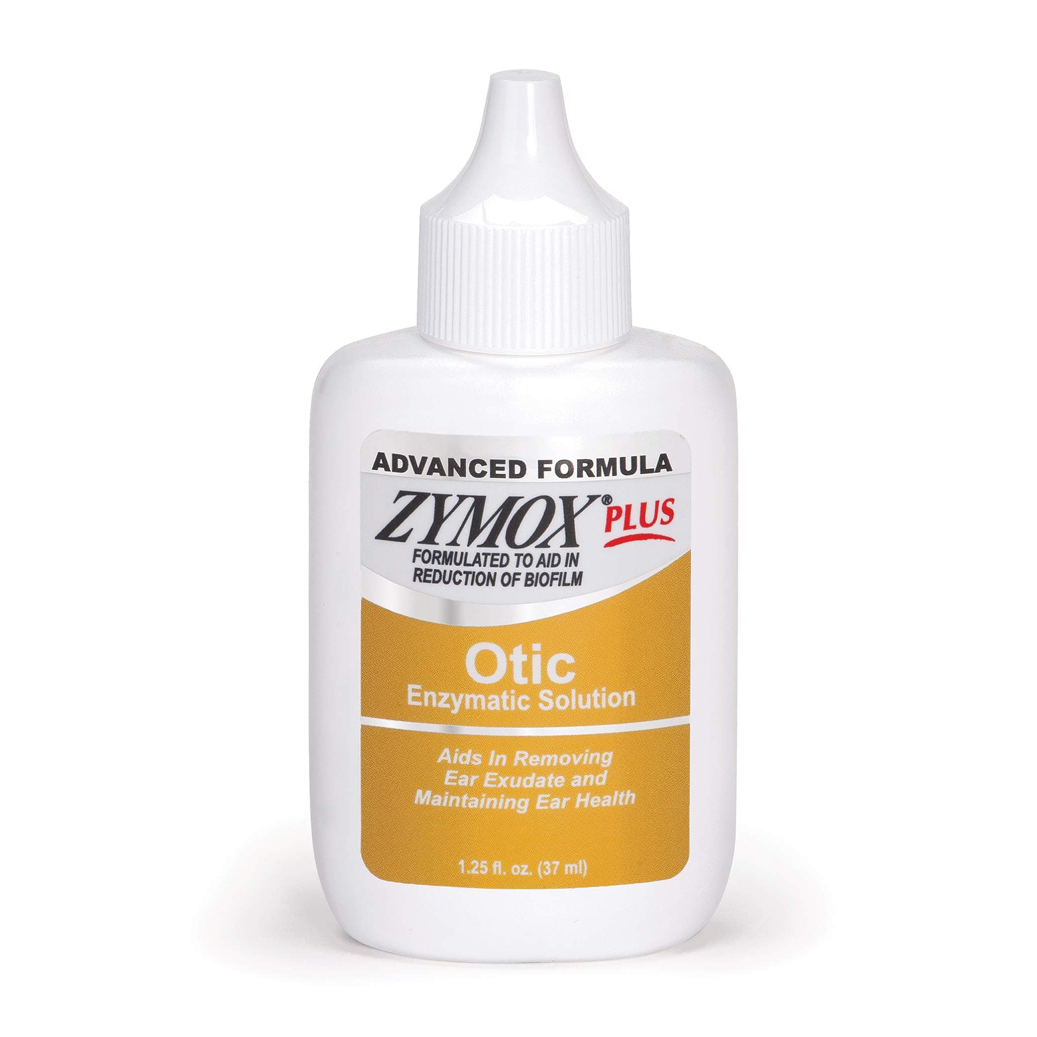 Advanced Formula Otic Plus Enzymatic Ear Solution for Dogs and Cats Without Hydrocortisone, 1.25oz