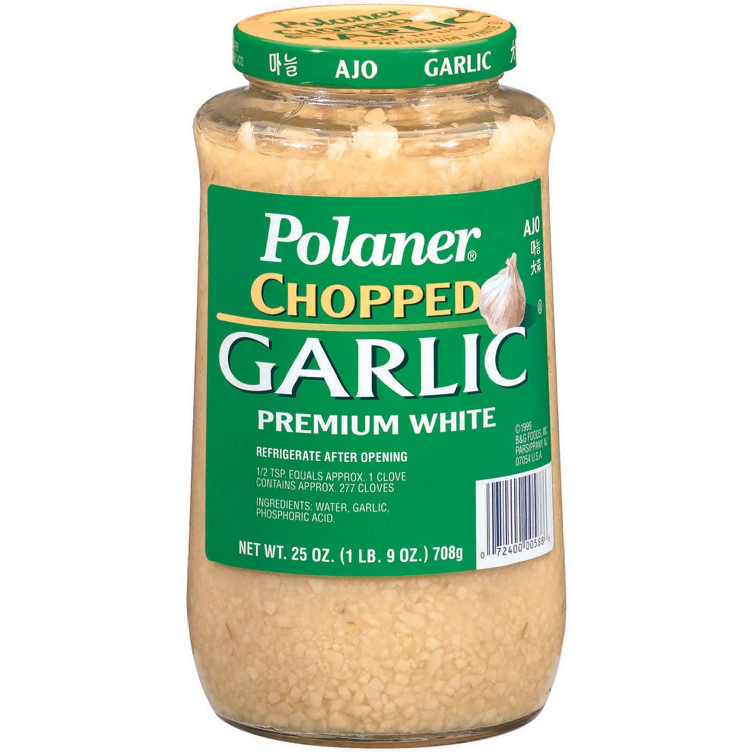 Polaner Chopped Garlic, 25 oz