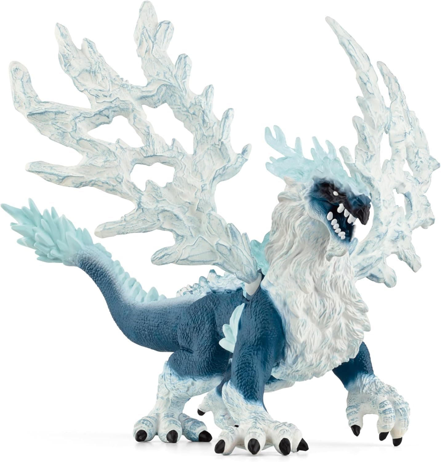 Schleich Eldrador Creatures - 8" Ice Dragon Toy - Movable Wing Action Figure for Boys and Girls - Mythical Creature Figures - Fantasy Beast Figurine - Monster Dragon Toys - Kids Ages 7+ | 70790