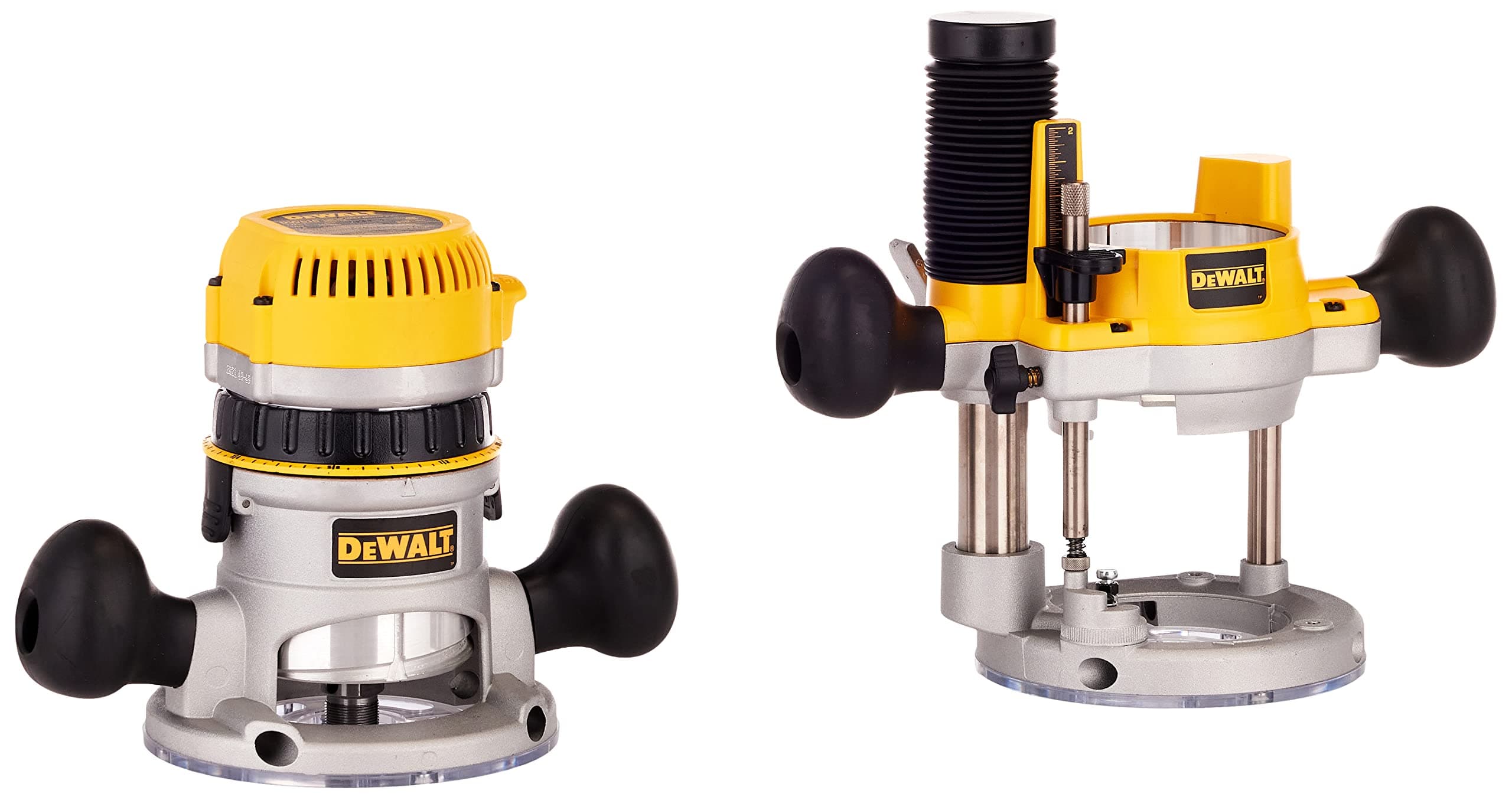 DEWALT Router, Fixed/Plunge Base Combo Kit, 11-Amp, 1-3/4 HP, (DW616PK)