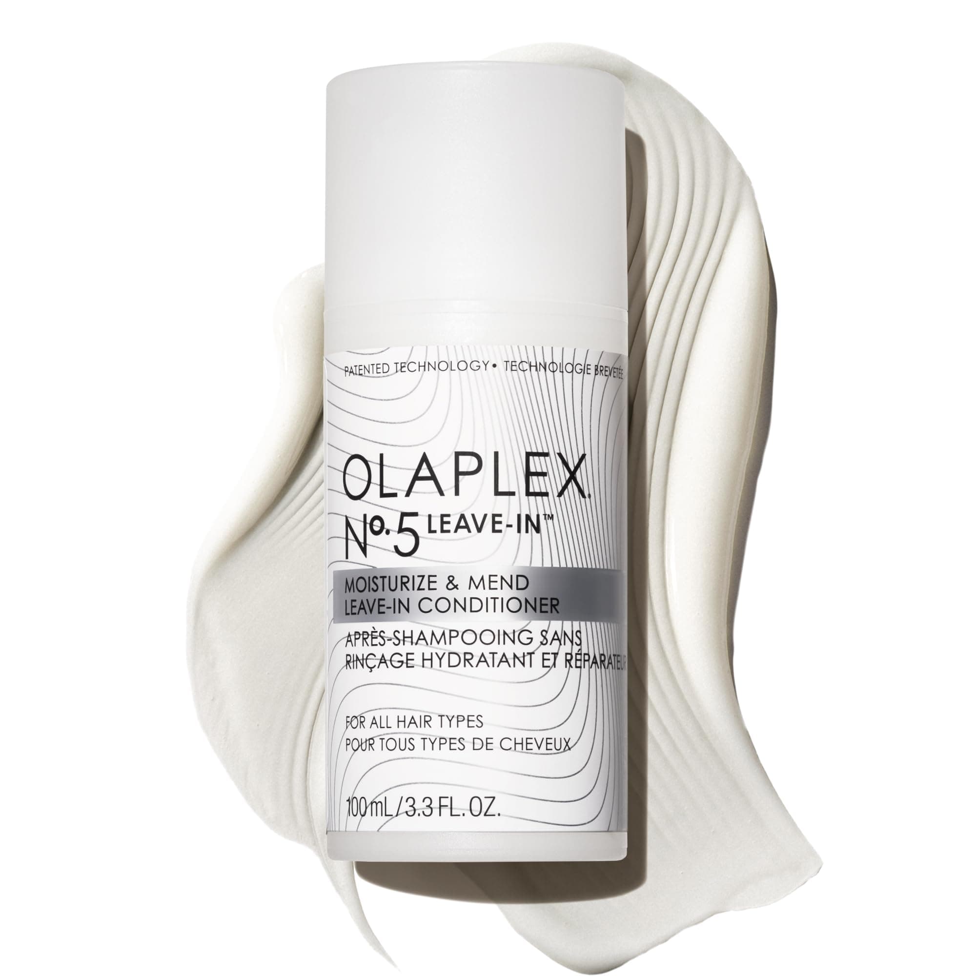 Olaplex Nº.5 Leave-In Conditioner: Moisturizes & Mends Split Ends | Reduces Breakage & Repairs, Protects Damaged Hair | For Coily, Curly, Straight, and Wavy, Stocking Stuffers, 100 mL / 3.3 Fl. Oz.