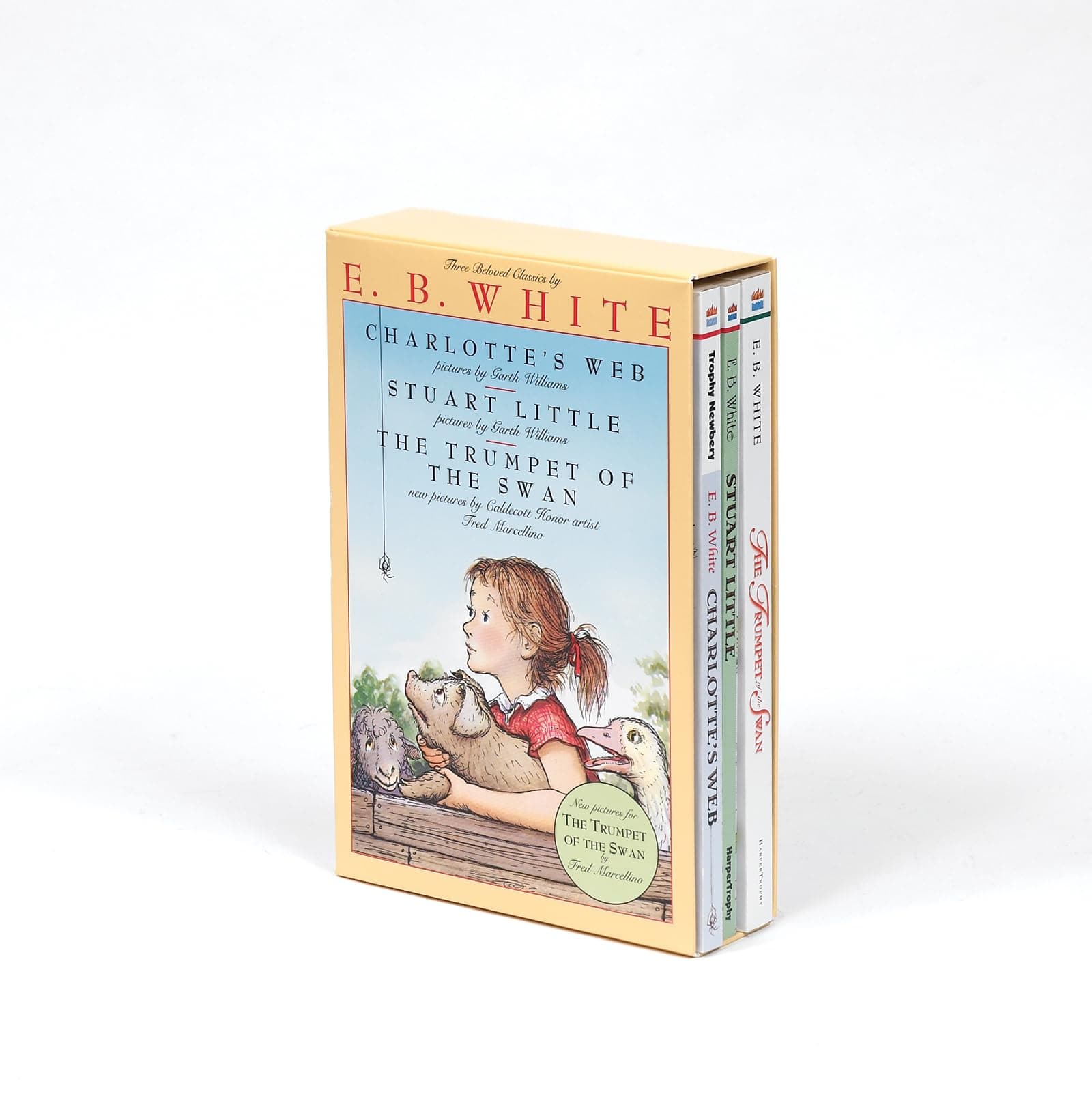 E. B. White Box Set: 3 Classic Favorites: Charlotte's Web, Stuart Little, The Trumpet of the Swan