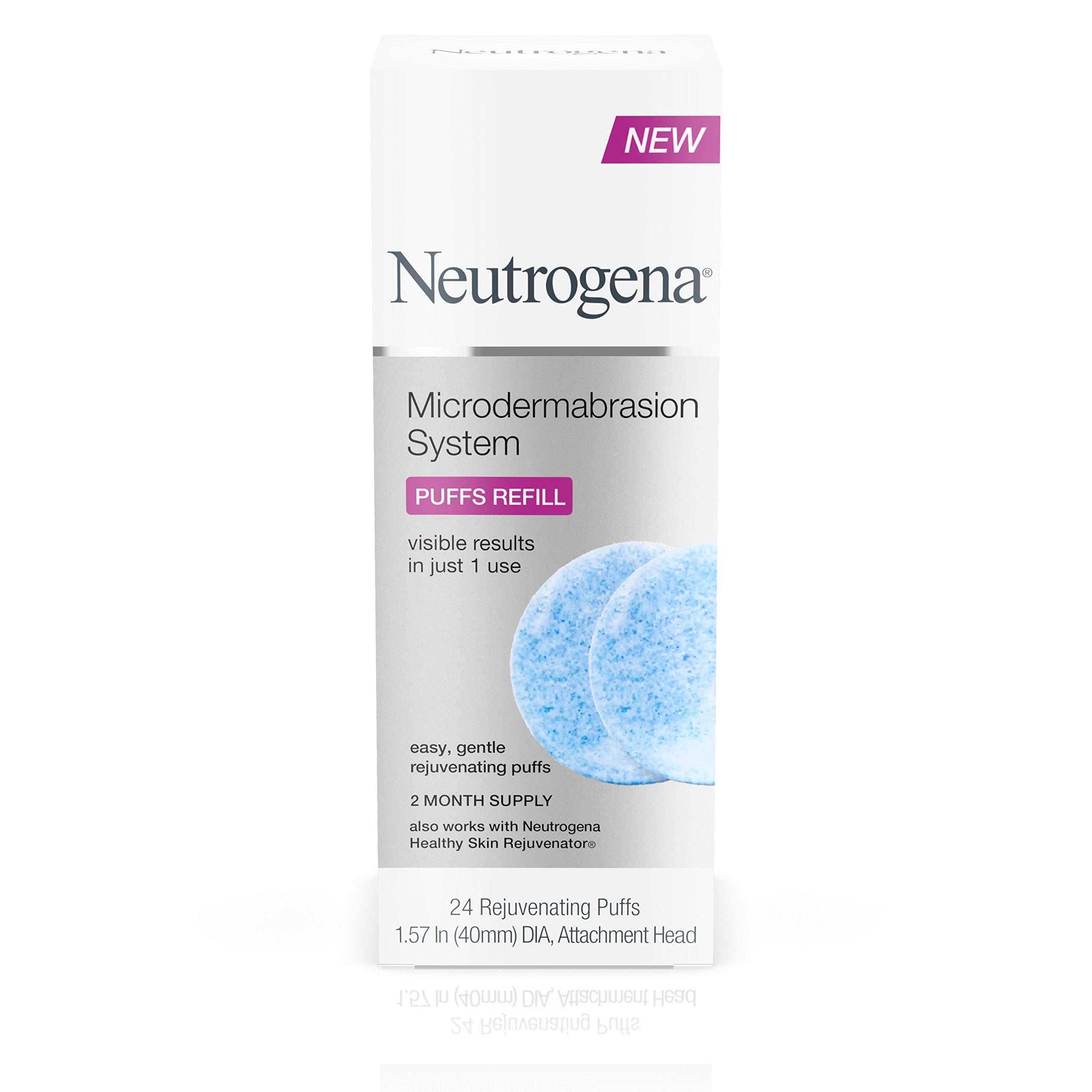 Neutrogena Microdermabrasion System Puff Refills - 24 per Box (1 Pack)