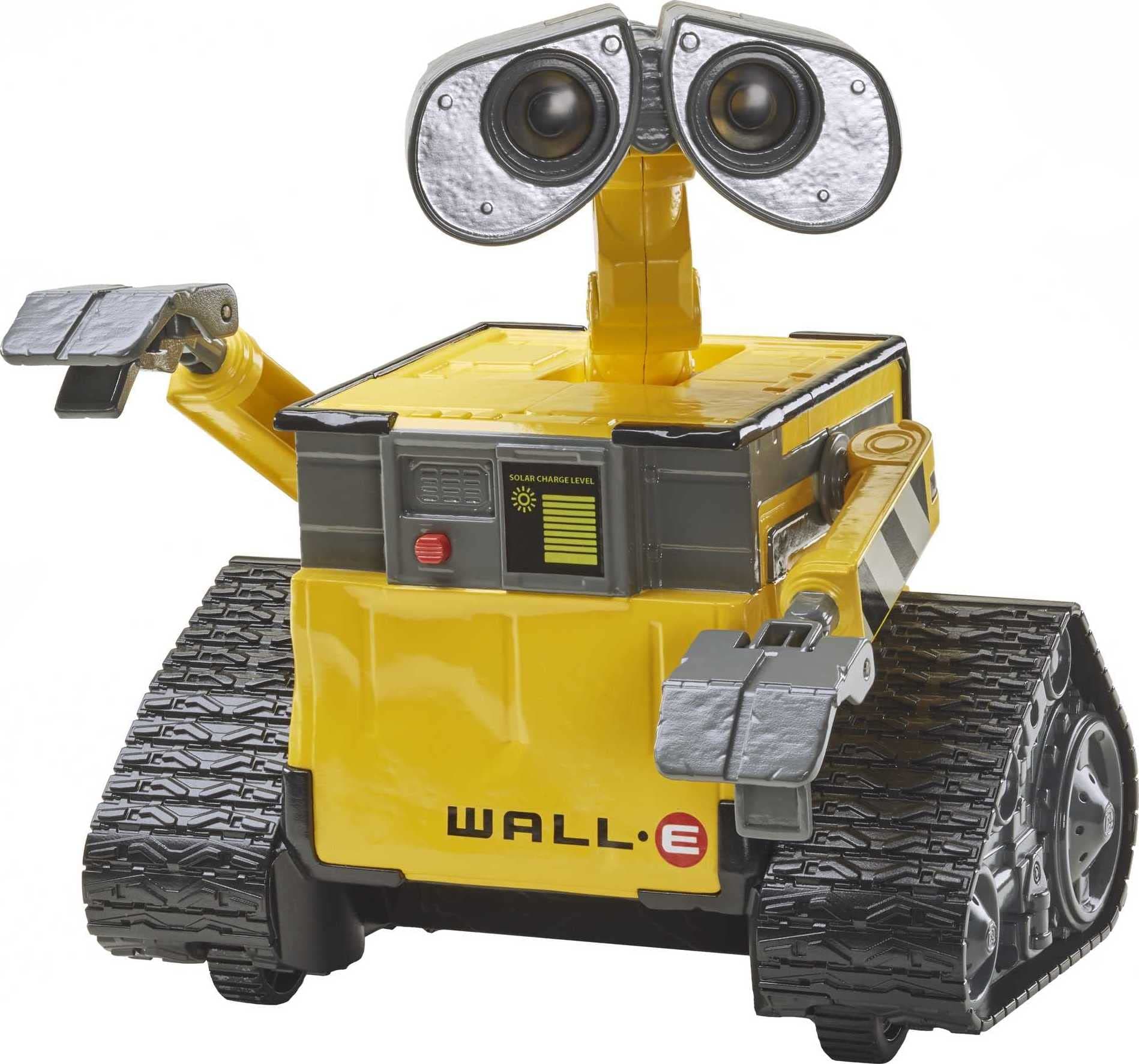 Disney Pixar WALL-E RC Robot Toy with 20+ Lights & Sounds, Hello WALL-E Action Figure & Remote Control (Amazon Exclusive)