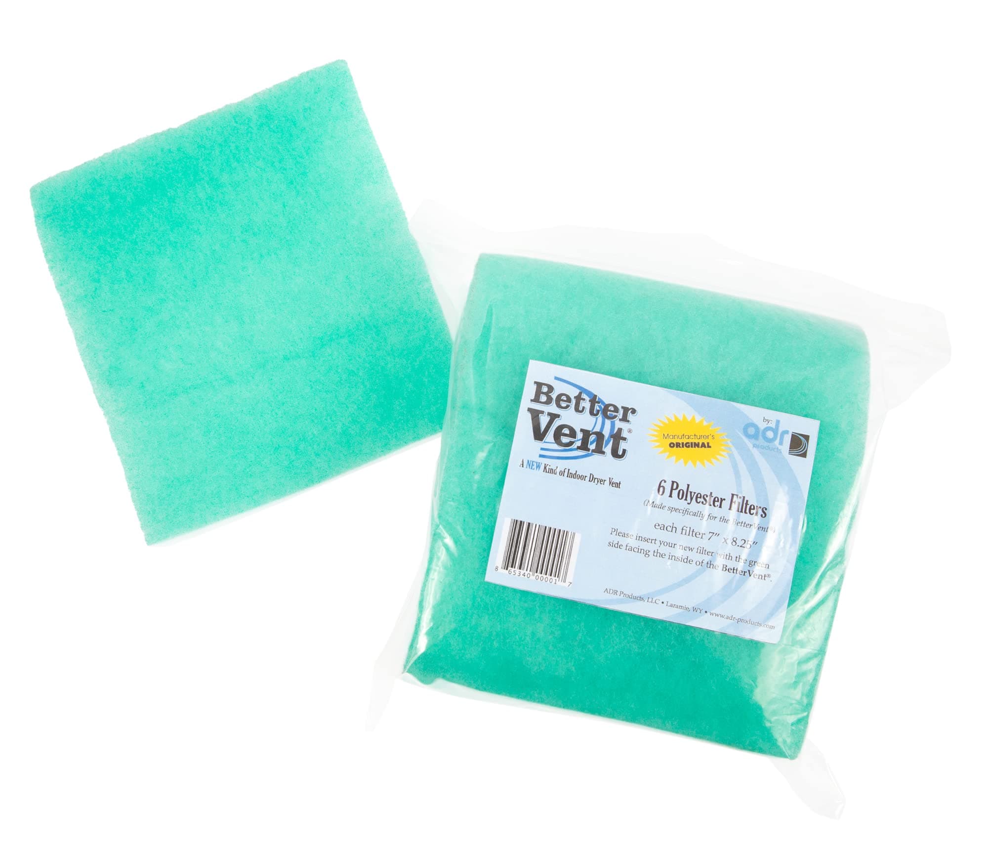 BetterVent 交換用ポリエステルフィルター 6枚パック