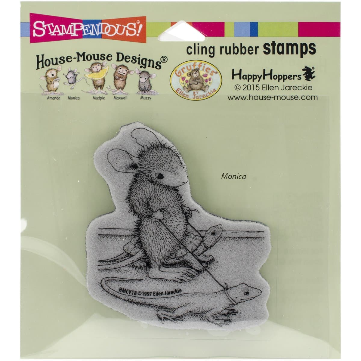 Stampendous Cling Rubber Stamp, Reptile Walk