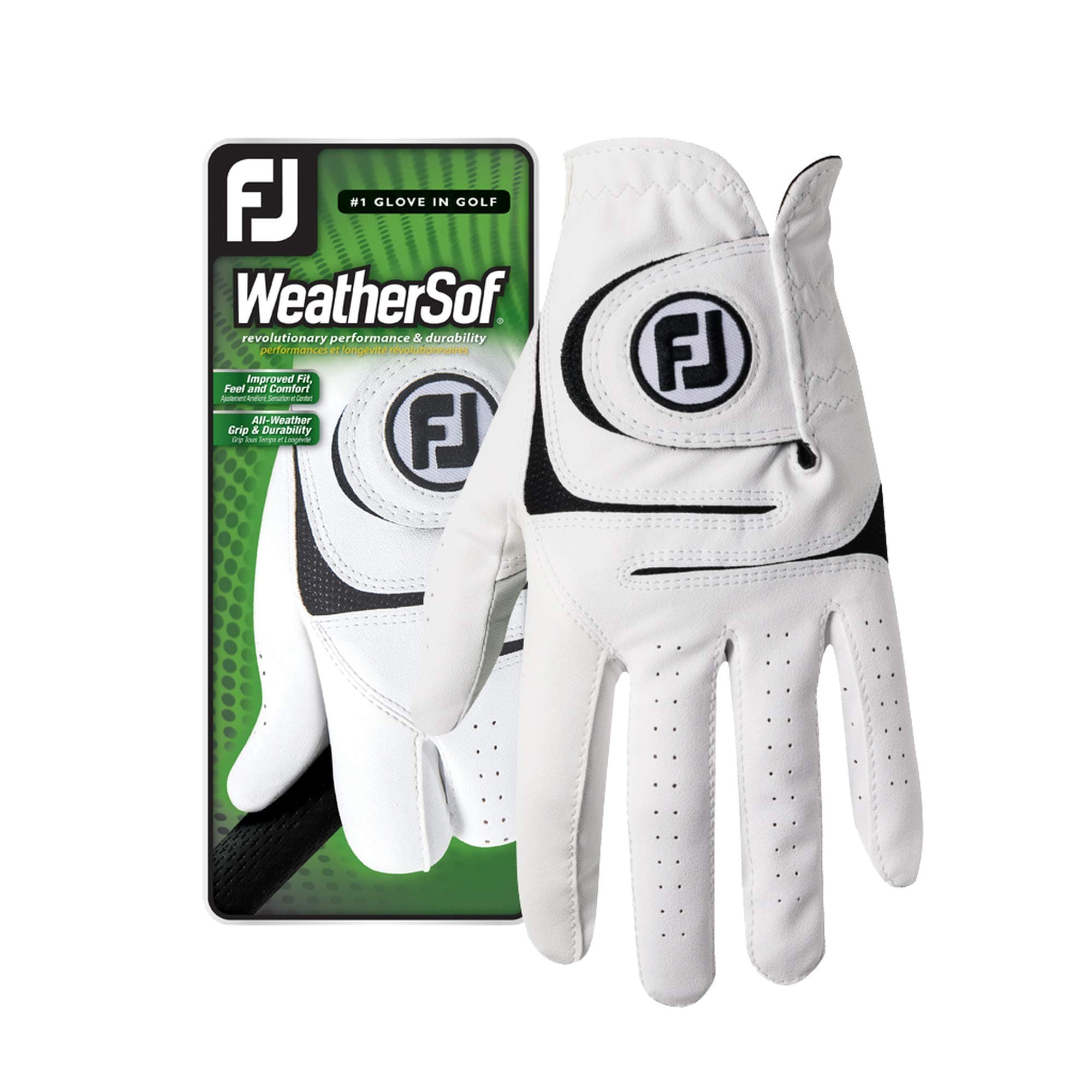 Men's WeatherSof Golf Glove (White)