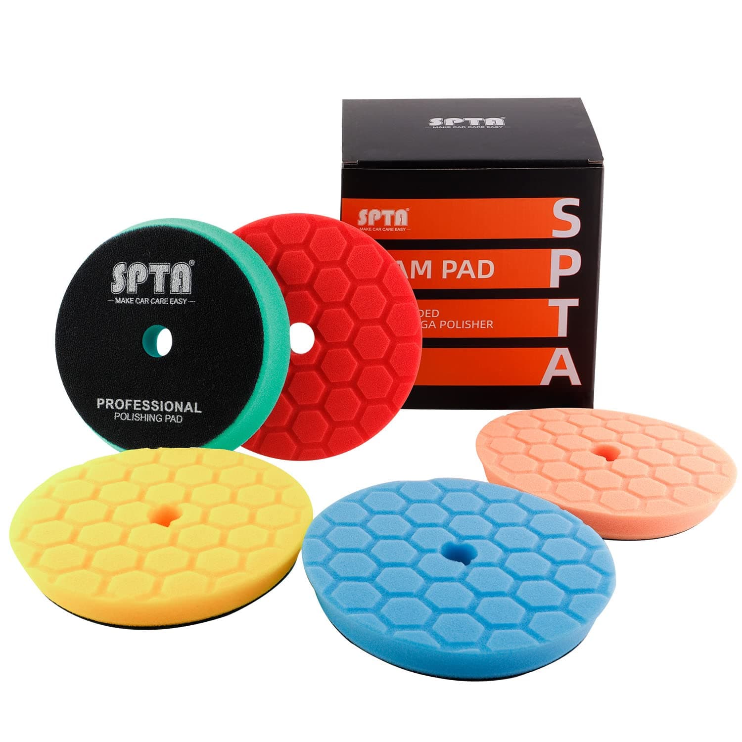 6inch T hex-logic polishing pad