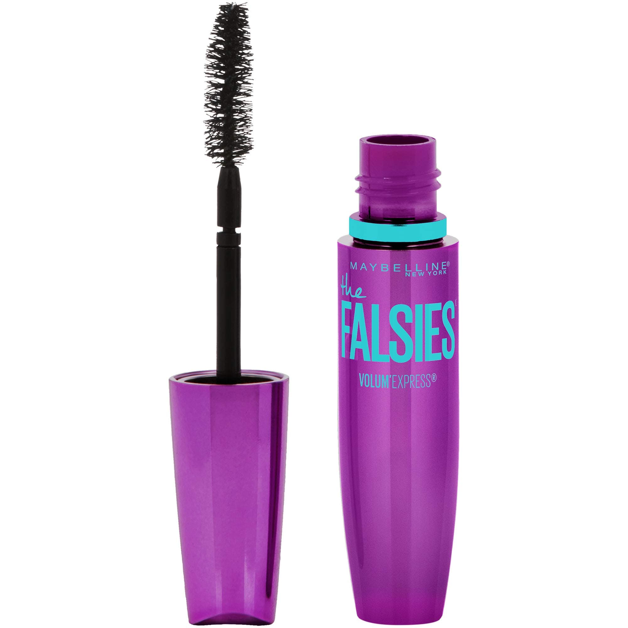 Volum' Express Falsies Volumizing, Washable Mascara, Blackest Black, 1 Count