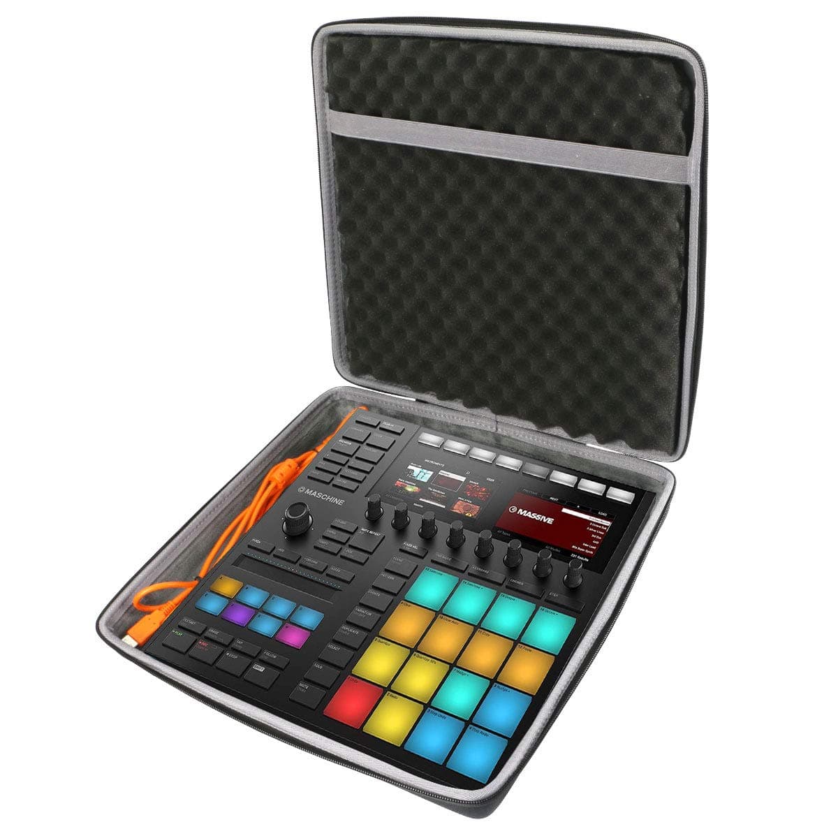Hard Travel Case replacement for Native Instruments Maschine Drum Controller (Native Maschine MK3 Case)