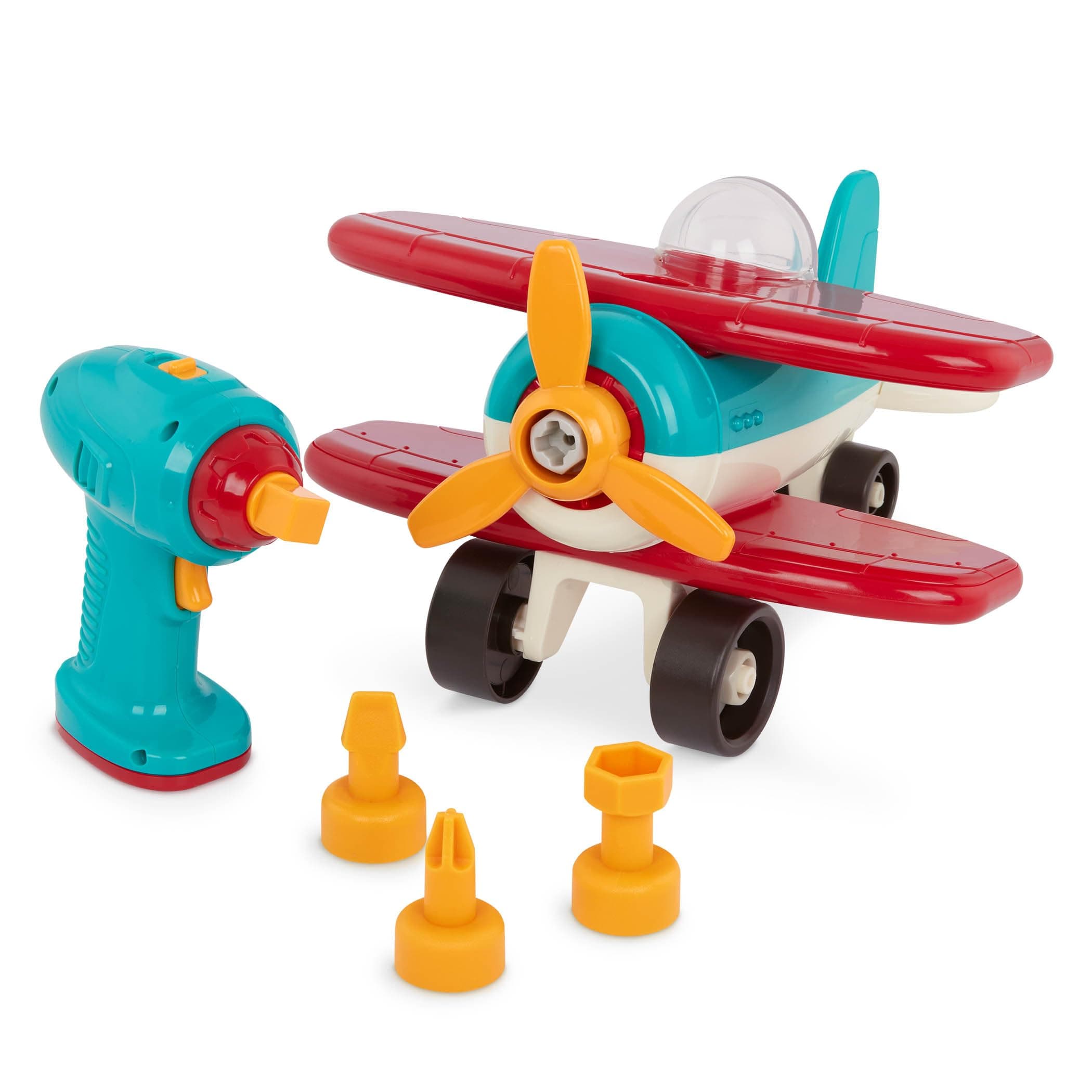 Battat – Classic Construction Toy – Pretend Play Toys – Toddler Plane Playset – Dexterity Building Toy – 3+ Years– Take – Apart Airplane