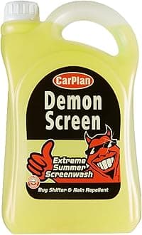 Demon Screen, Extreme Summer Screenwash, Bug Shifter and Rain Repellent, 2.5 L