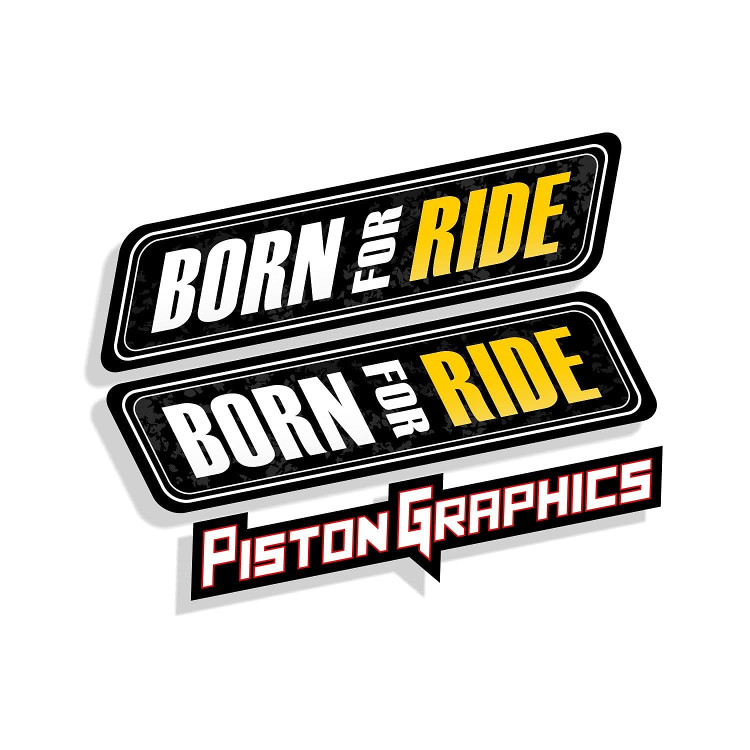 Sticker for Bikes in Ride Design (Pack of 2)