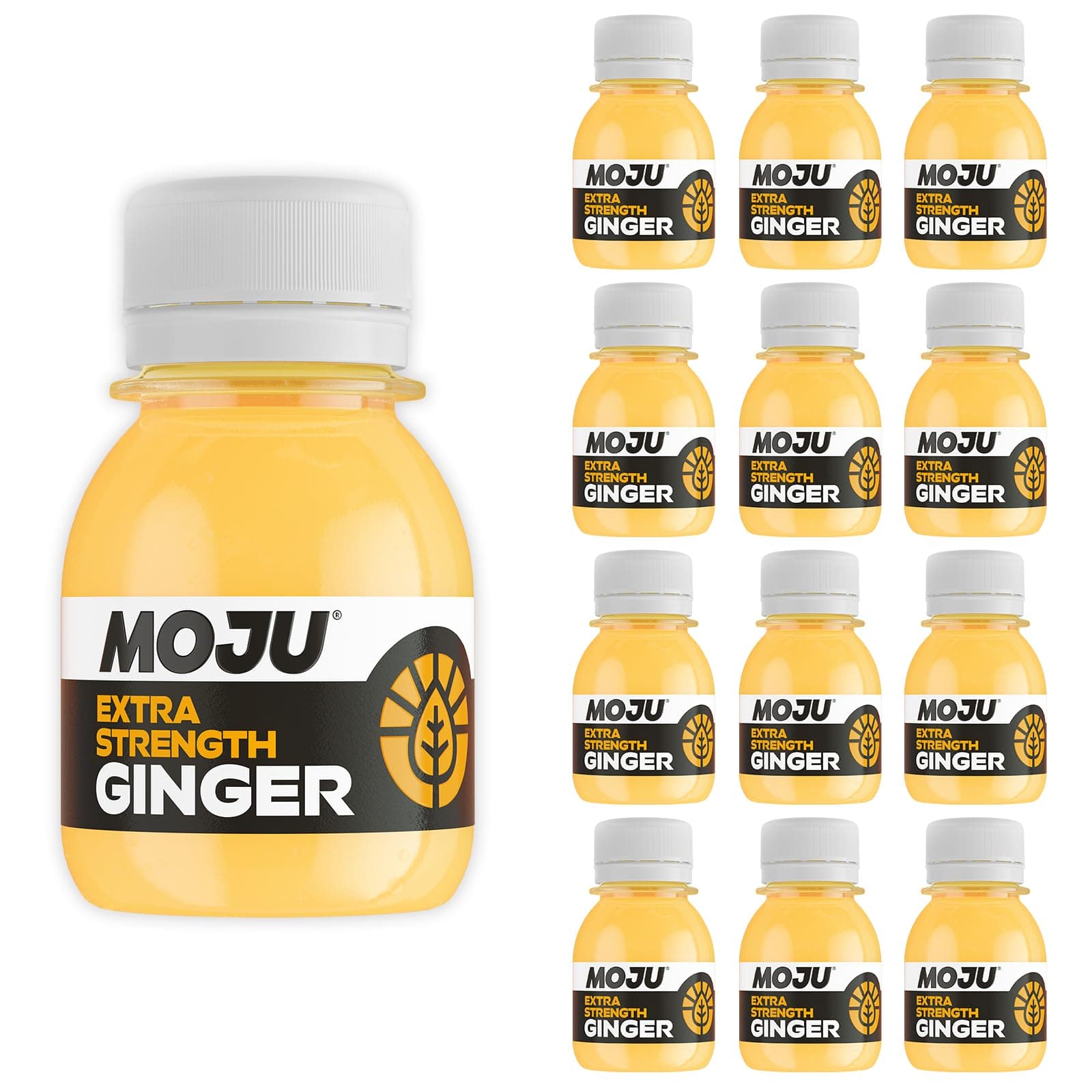 – Extra Strength Ginger Shot Bottles (12 x 60ml) Immune Support, Natural Ingredients, No Added Sugars or Sweeteners, Vegan, Ginger Shots, Your Natural Daily Wake Up or Your Afternoon Pick Me Up